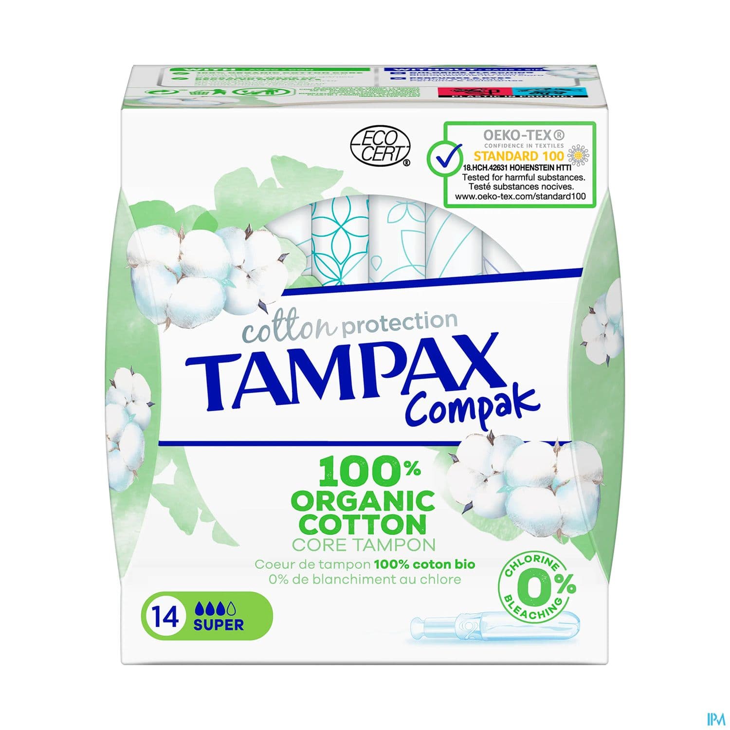 Tampax Compak Cotton Protection Super X14 — Pharmacie Centrale de la villette 93 - 24/24 (Pharmacie de garde)