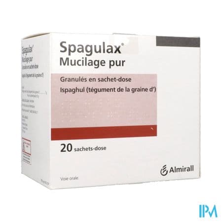 Spagulax Mucilage Pur Granules Sachet 20 — Pharmacie Centrale de la villette 93 - 24/24 (Pharmacie de garde)