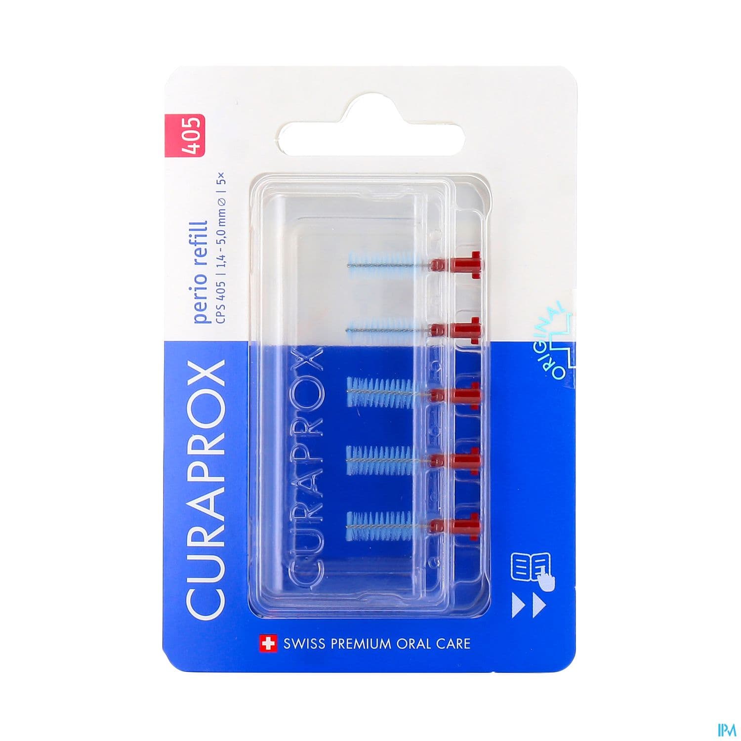 Curaprox Cps 405 Perio+ Recharge Brossette Interdentaire Rouge 5 — Pharmacie des Clos
