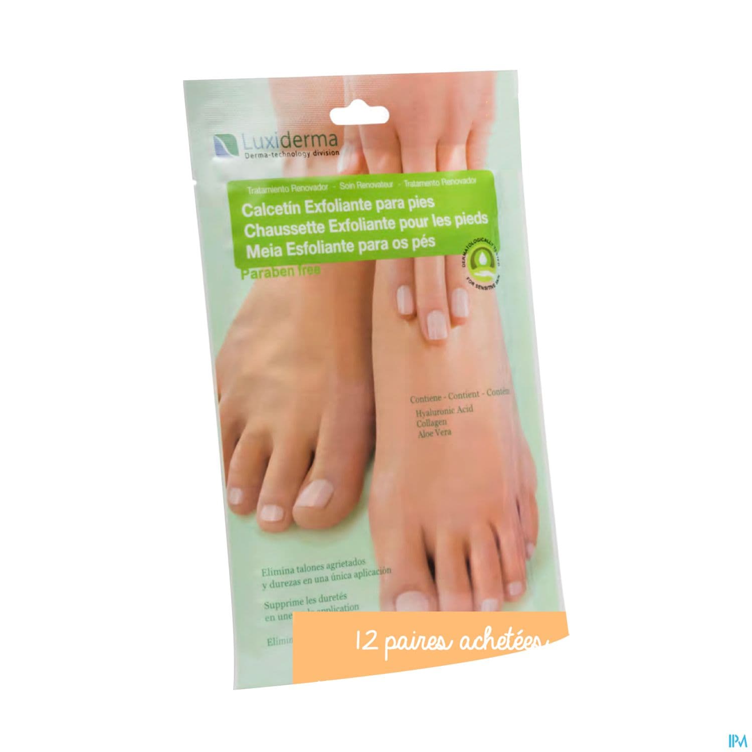 LUXIDERMA CHAUSSETTE EXFOLIANTE