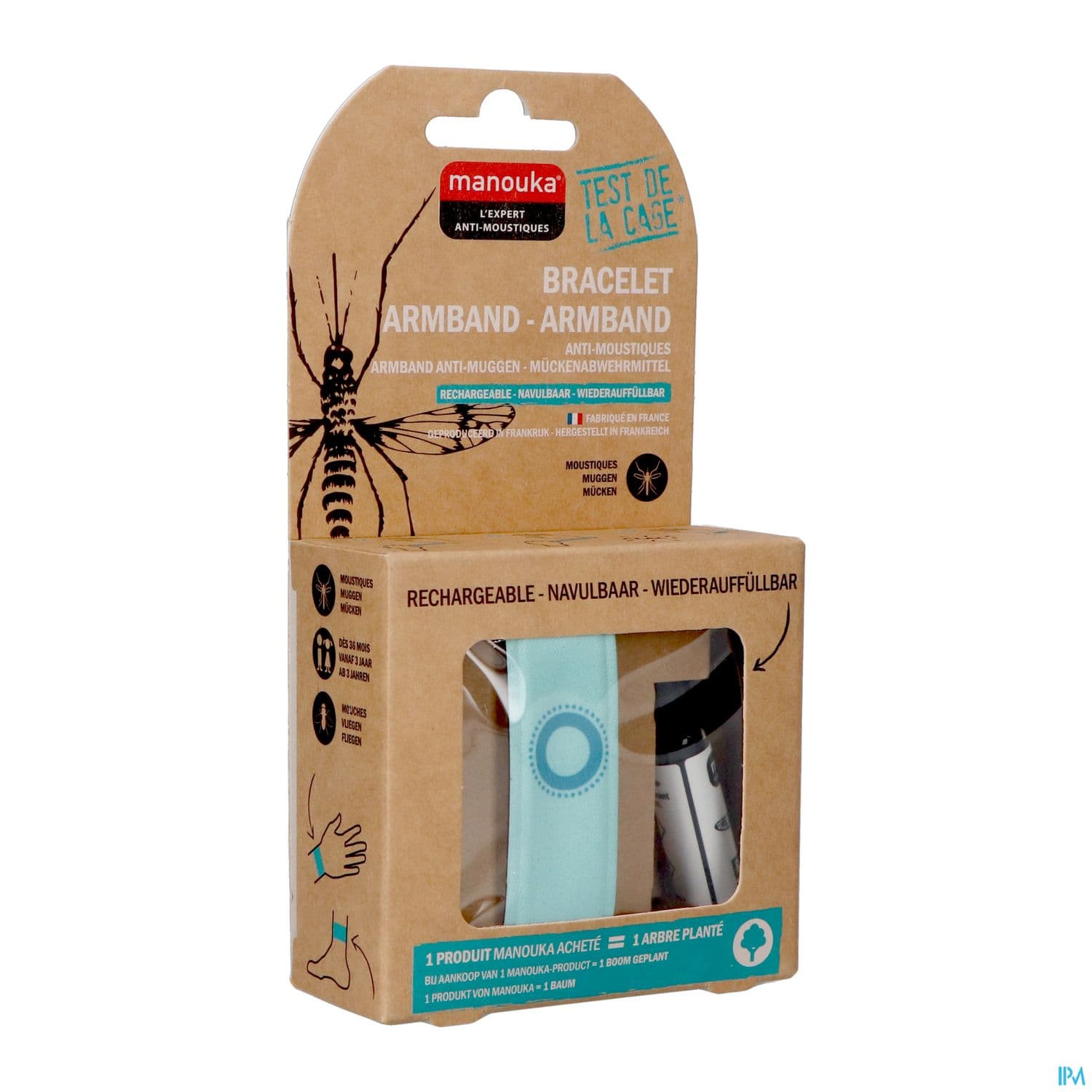 MANOUKA BRACEL A/MOUST AD TURQ — Pharmacie Gueriniere