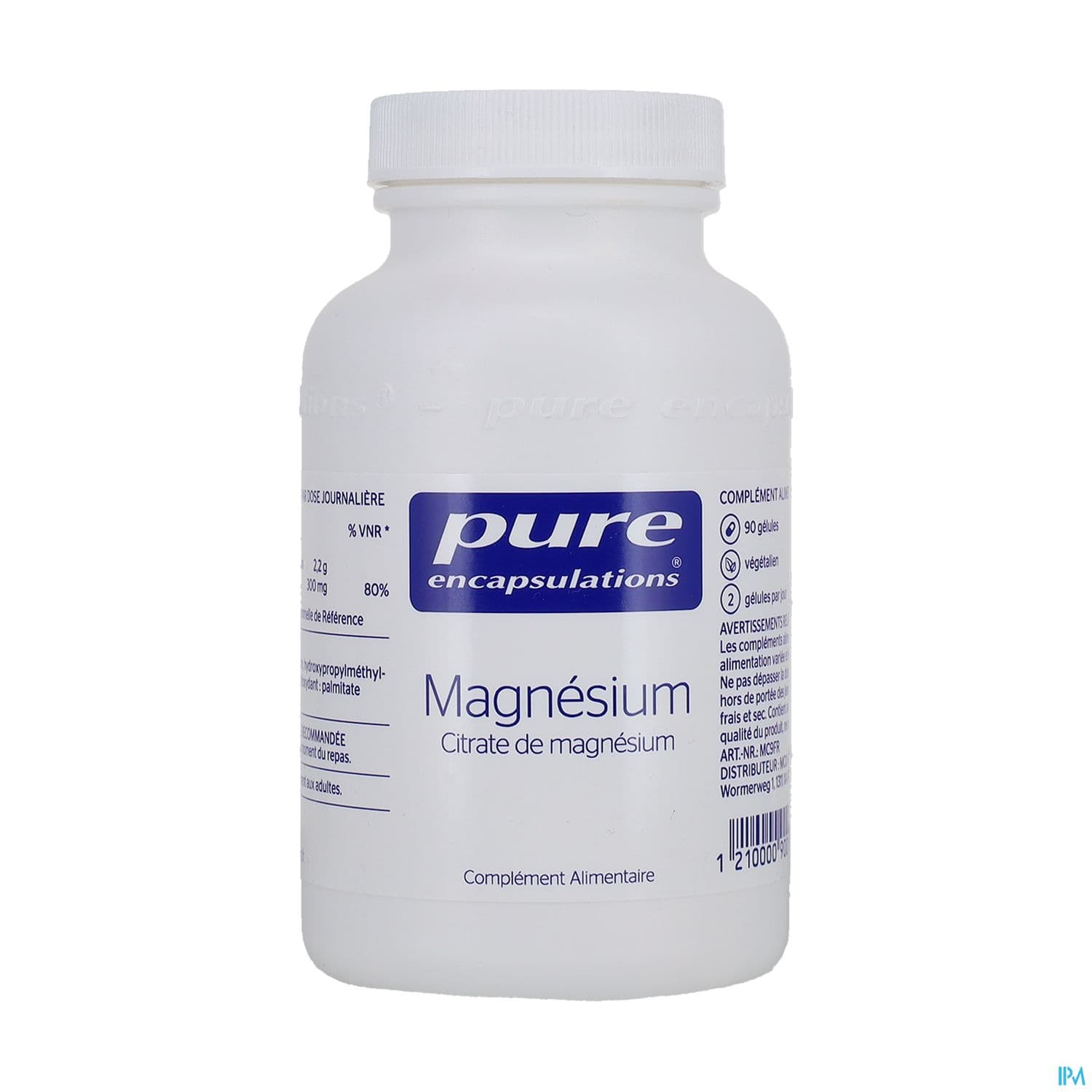 PURE ENCAPSULAT CIT MAGNES CAPS 90 — Pharmacie Centrale Boulogne by Nexum