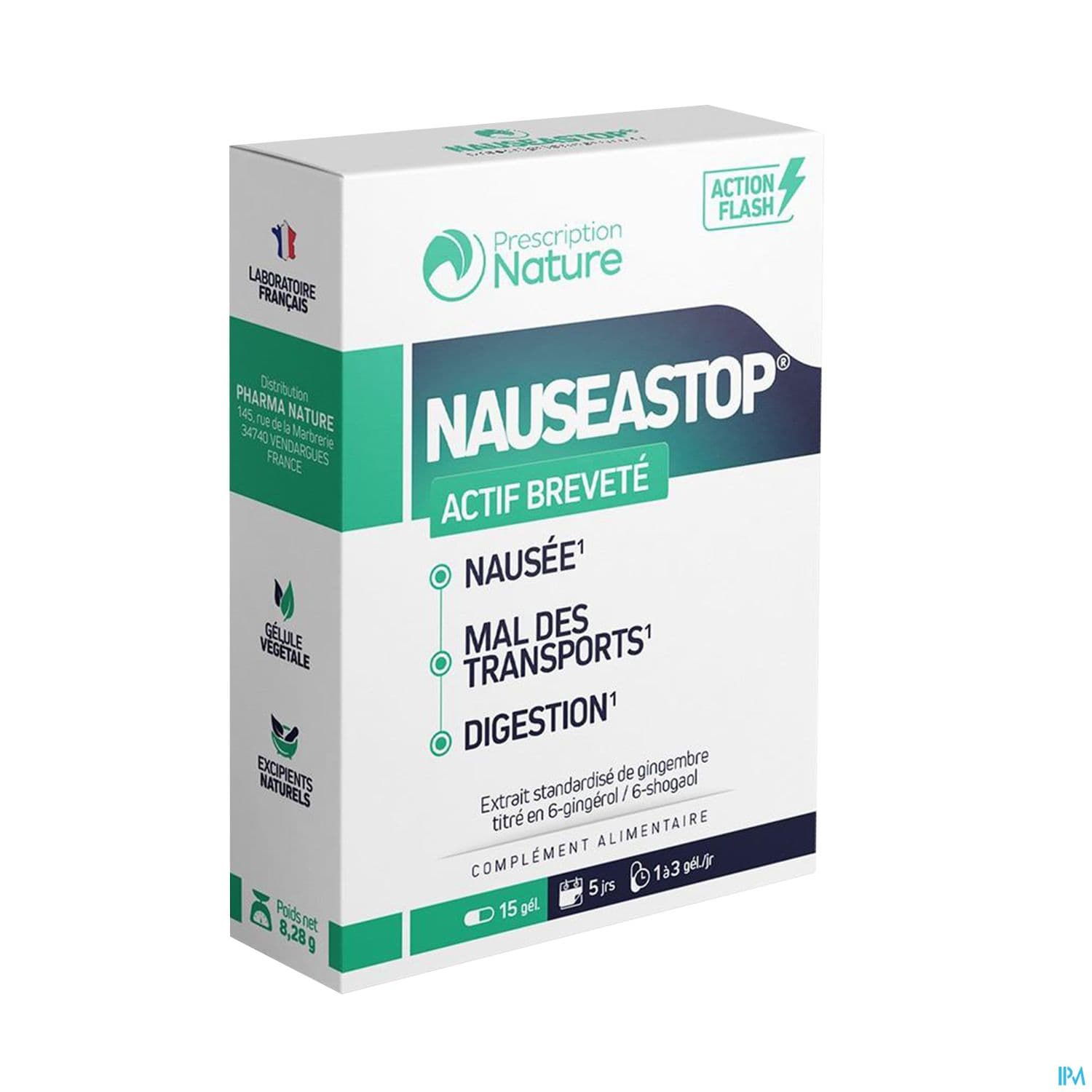PRESCRIPTION NAT NAUSEASTOP GELU15
