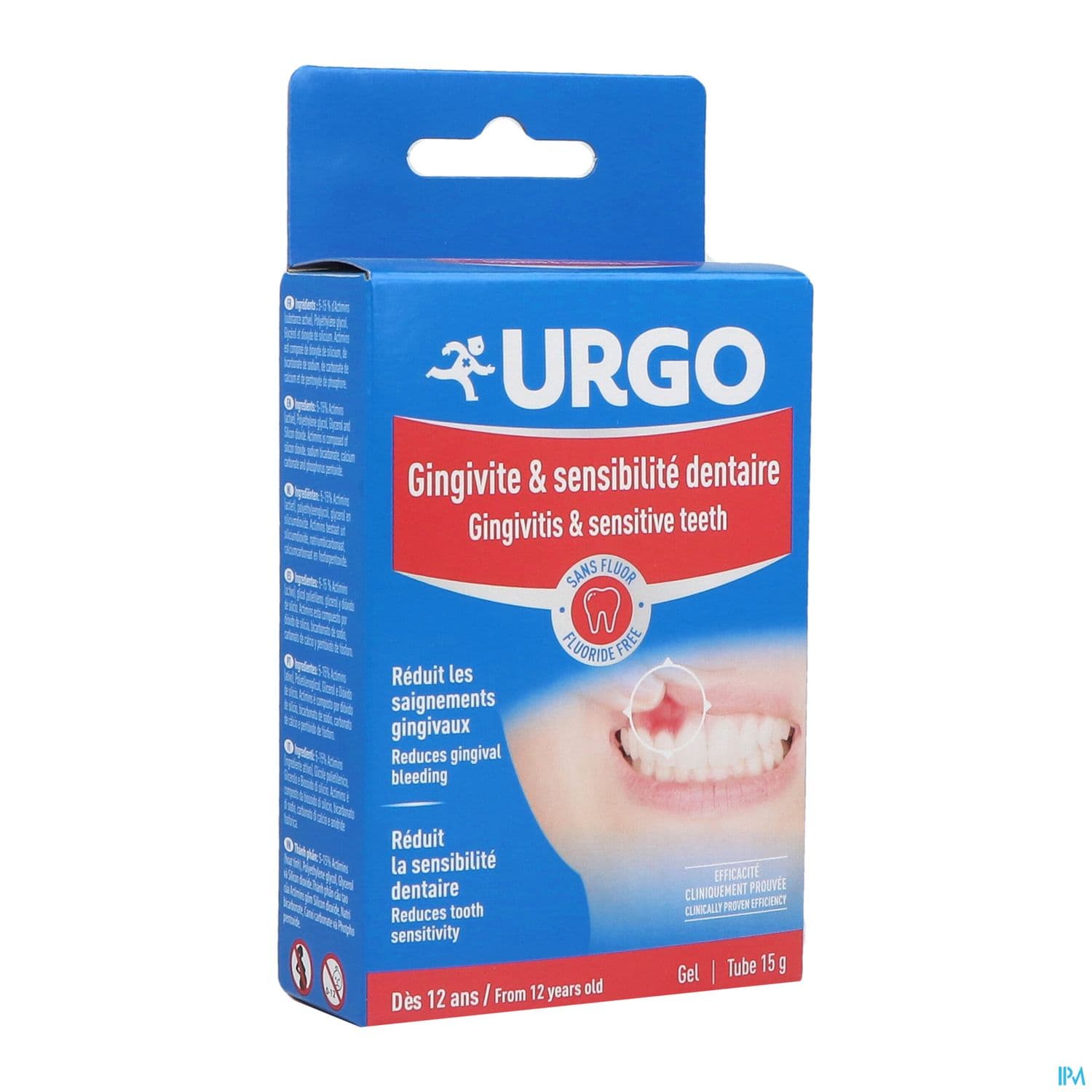 URGO GINGIVITE SENSIB DENT GEL 15G — Pharmacie de Paris - Porte de Champerret
