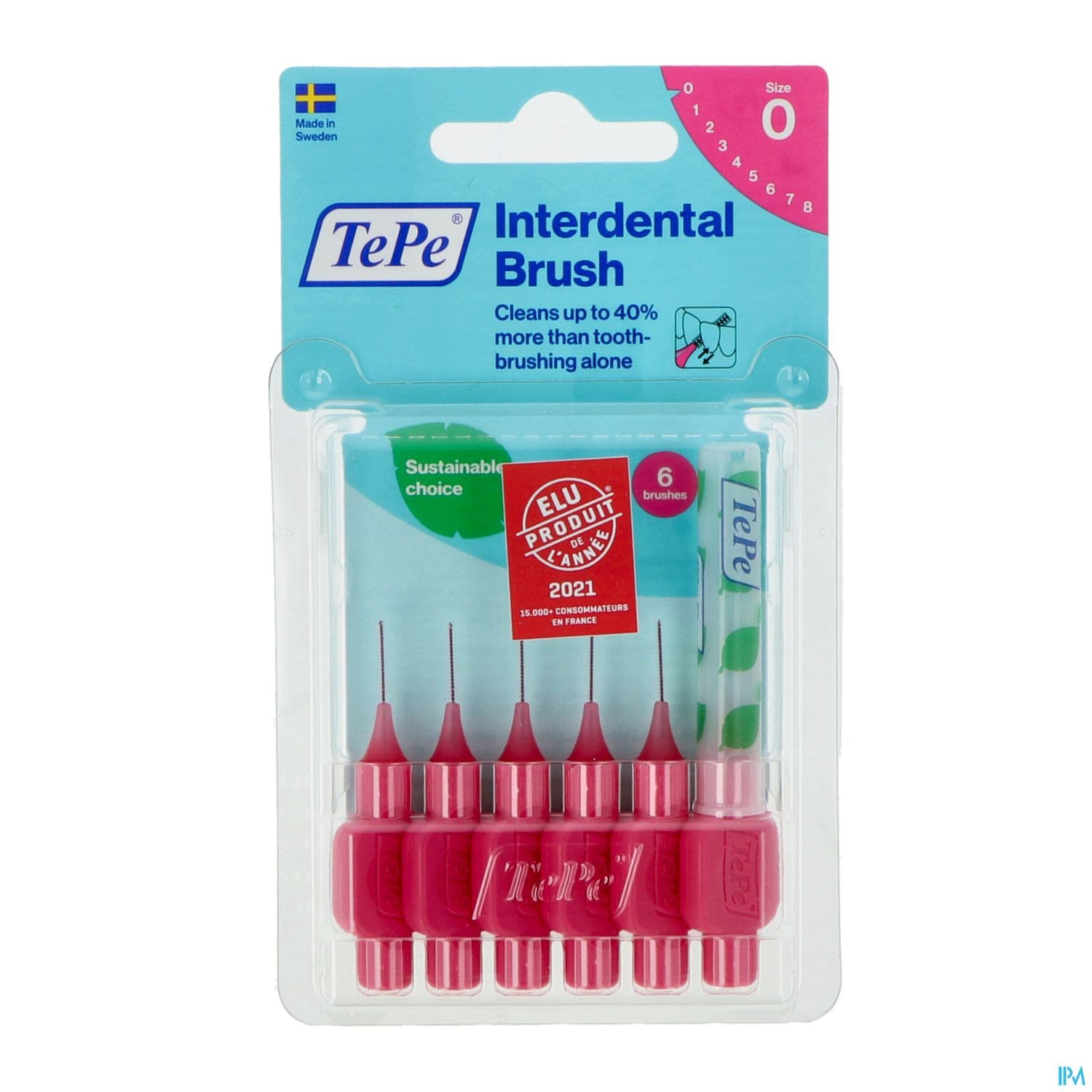 Tepe Brossette Interdentaire Original 0mm4 Rose X6