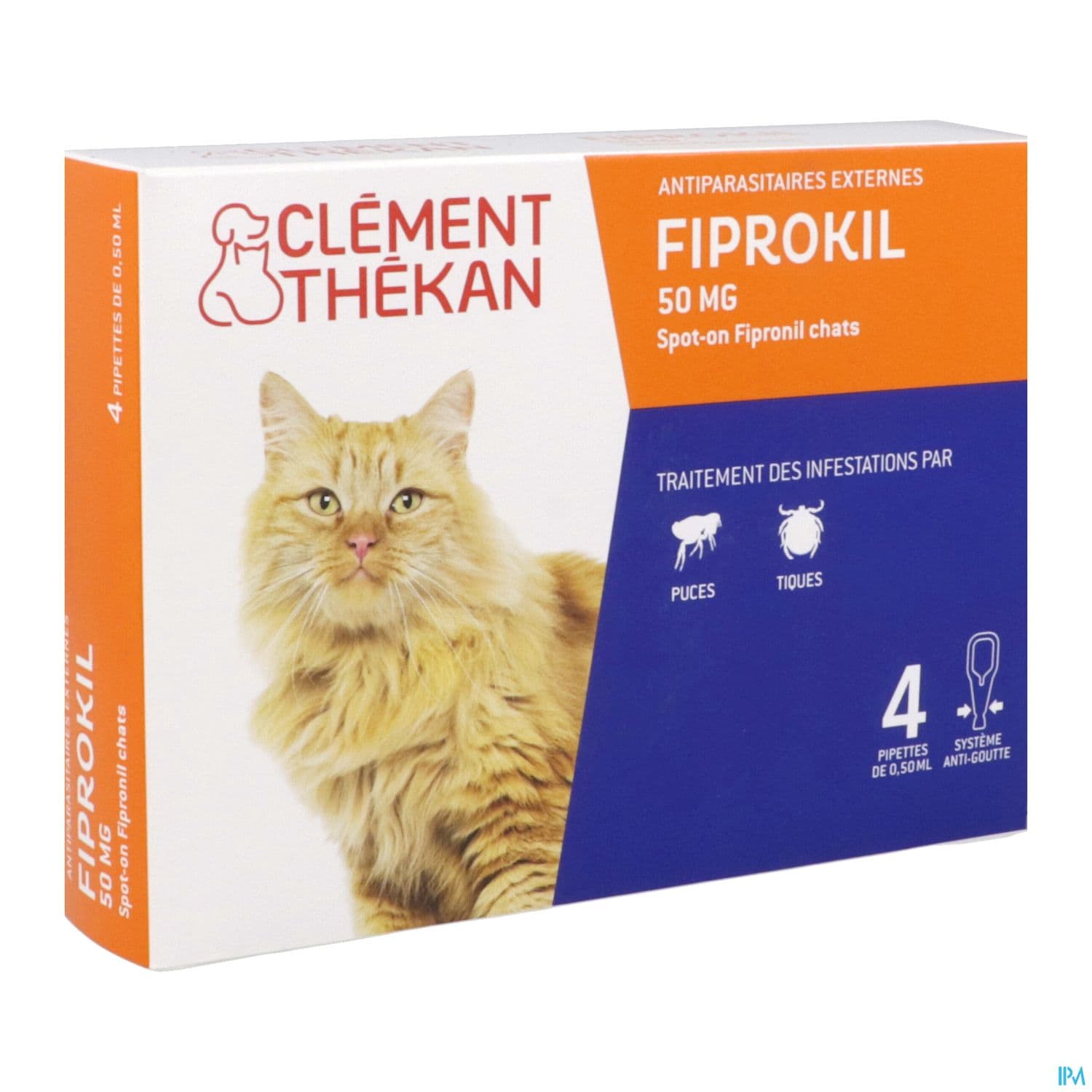 Clement Thekan Fiprokil Spot On Chat 0ml5 X4 — Pharmacie Pharmavance Orleans