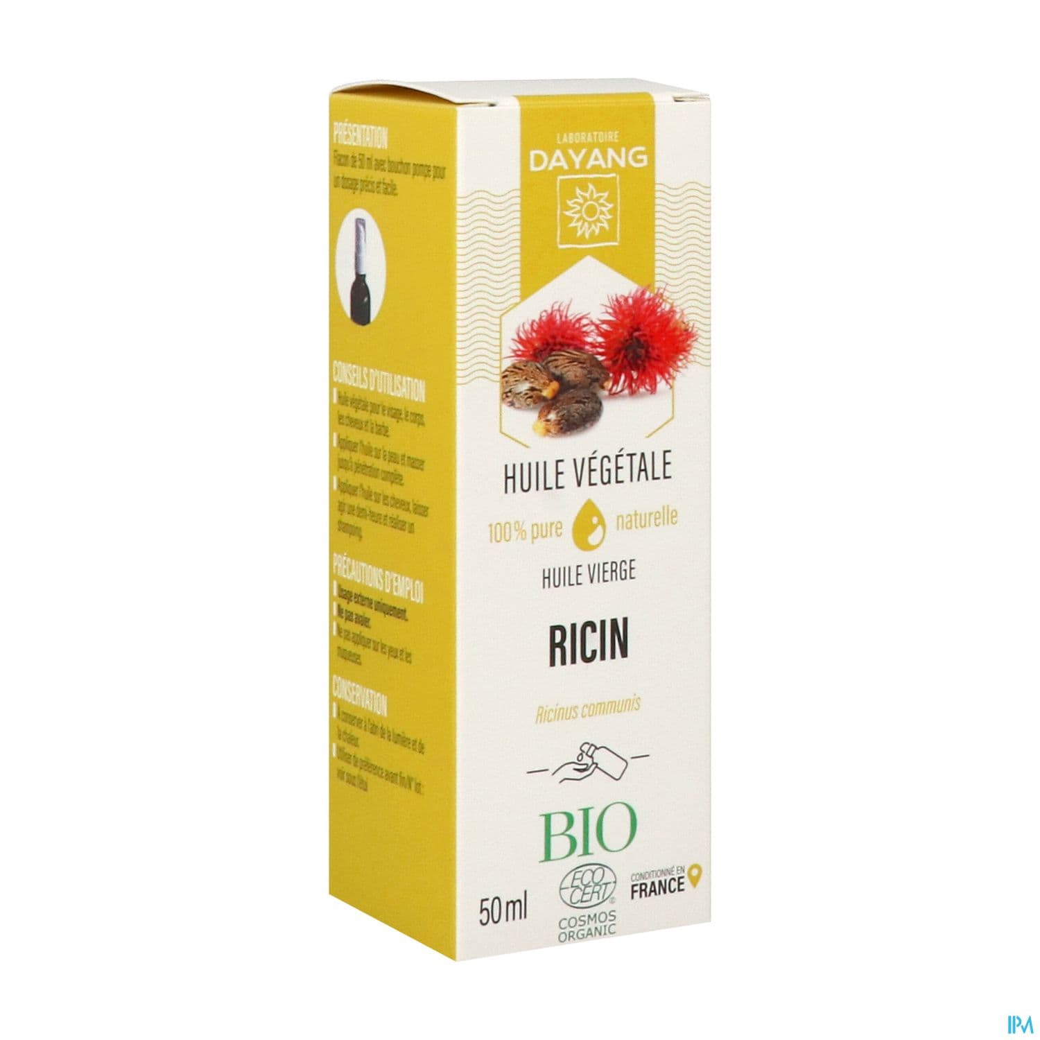 DAYANG HLE VEGETALE RICIN BIO 50ML — Pharmacie Boetie