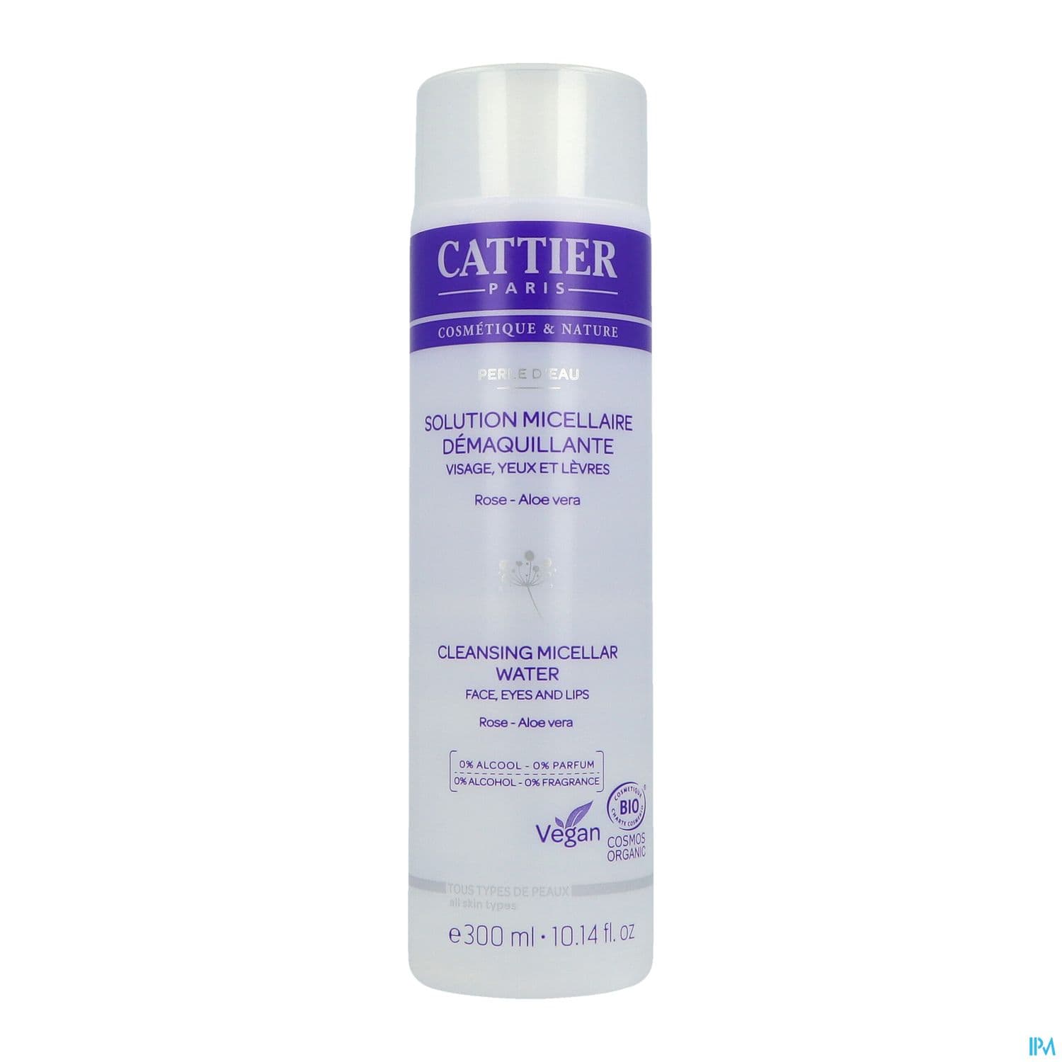 Cattier Perle Eau Solution Micellaire Bio 300ml