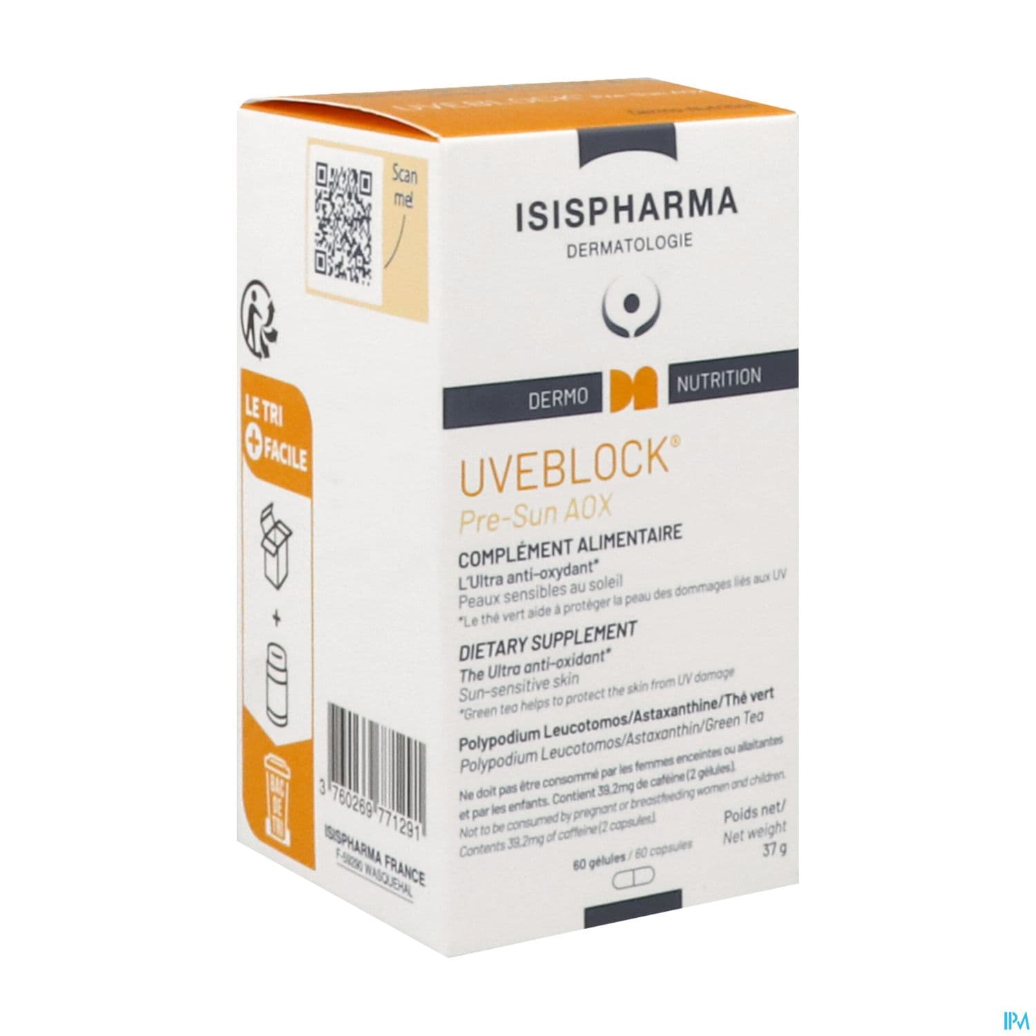Isispharma Uveblock Pre Sun Aox Gelule 60 — Pharmacie de Norelan