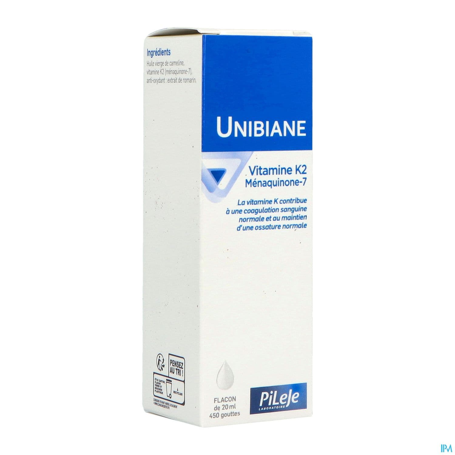 UNIBIANE VITAMINE K2 GTT 20ML — Pharmacie Centrale Boulogne by Nexum