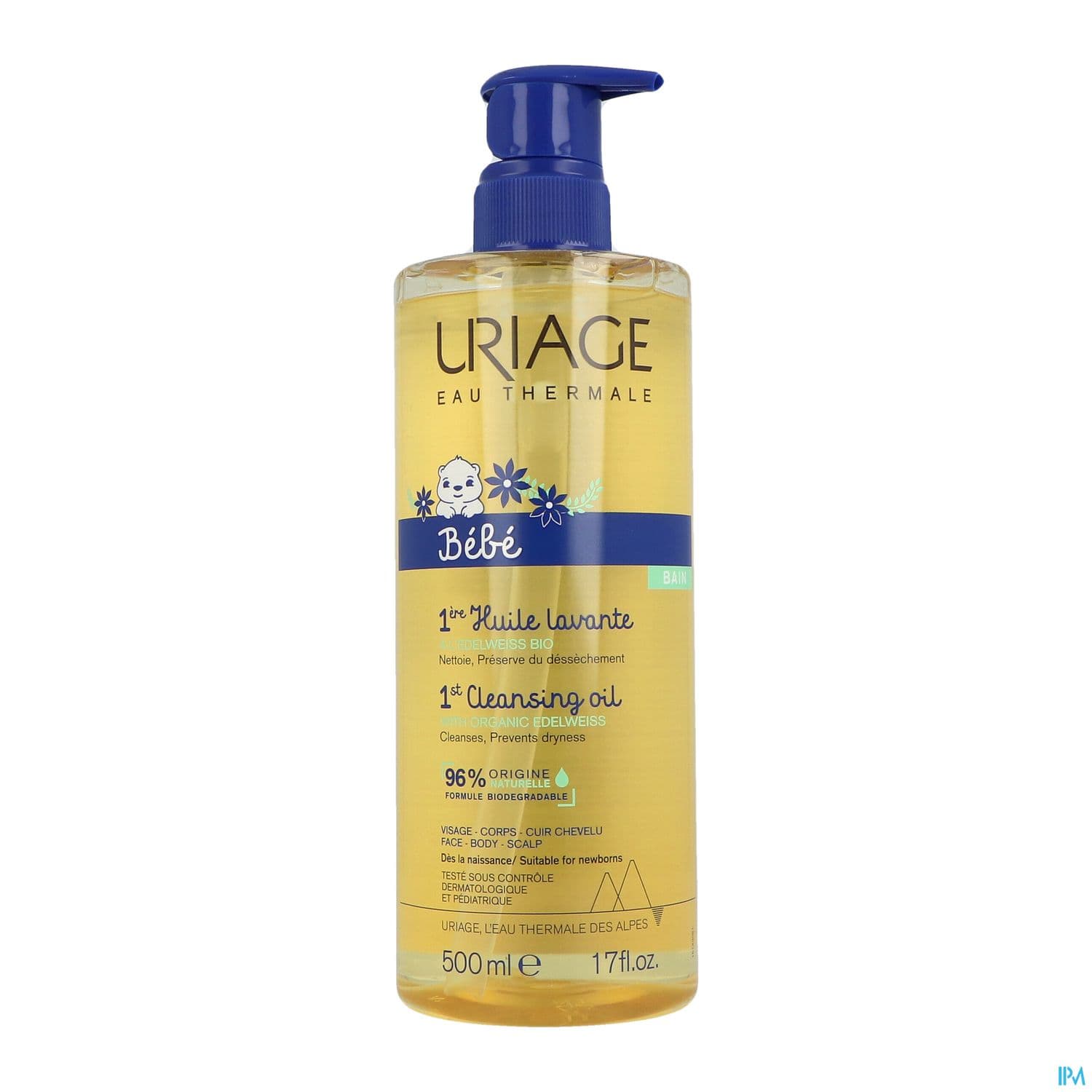 Uriage Bebe 1ere Huile Lavante 500ml — Pharmacie Centrale - Domène