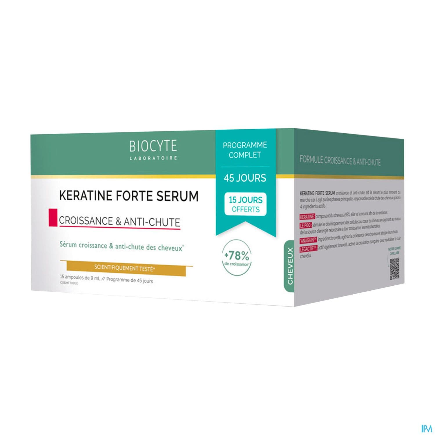 BIOCYTE KERATINE FORTE SERUM AMP15 — Pharmacie Cannes Riviera