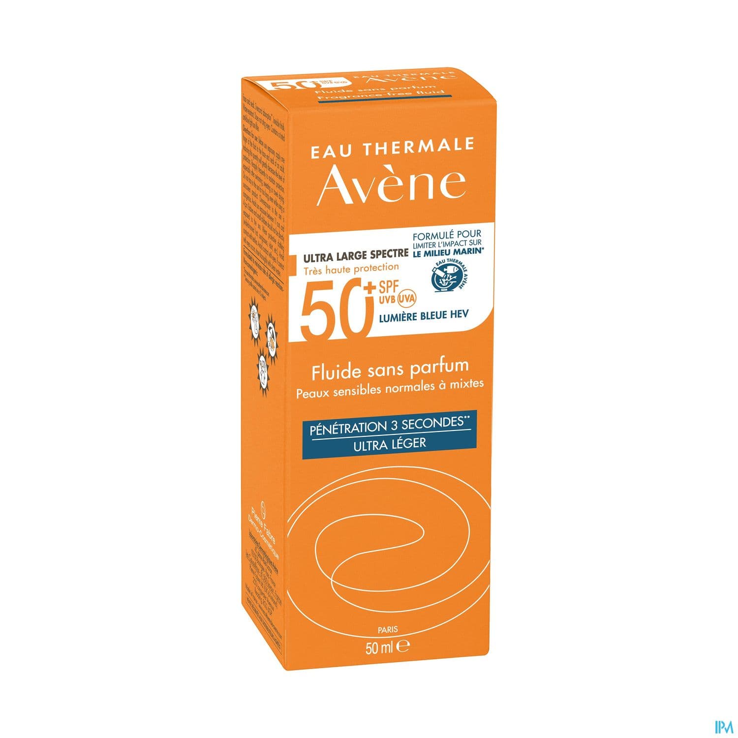 AVENE SOL SPF50+ FLUID S/PARF 50ML
