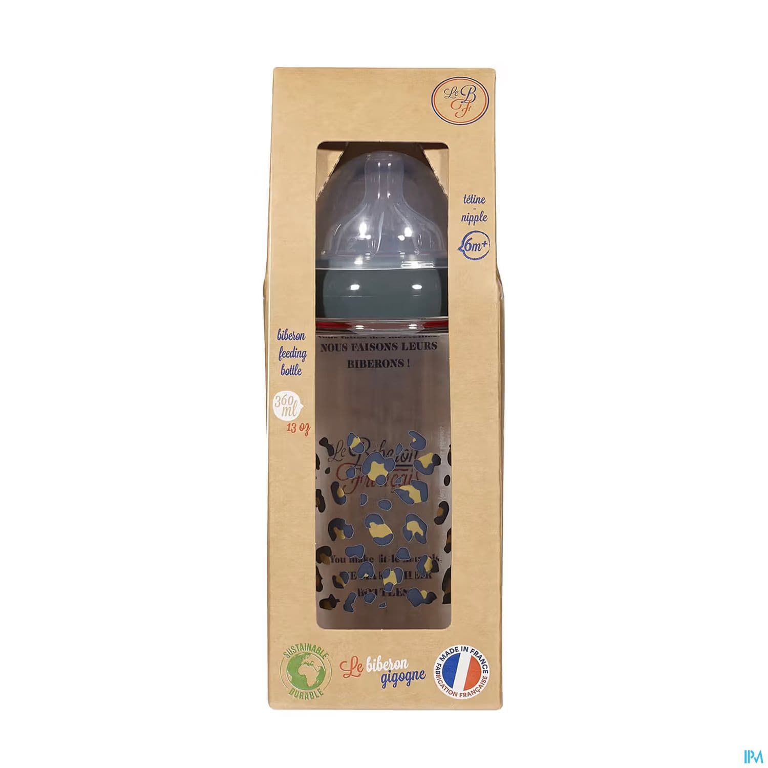 BIB FRANCAIS BIBERON LEOPARD 360 — Pharmacie Riviera