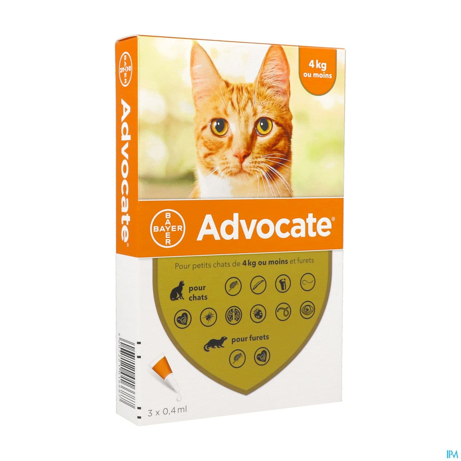 Advocate Chat Petit Spot On Solution 0ml4 X 3 — Pharmacie Cannes Riviera