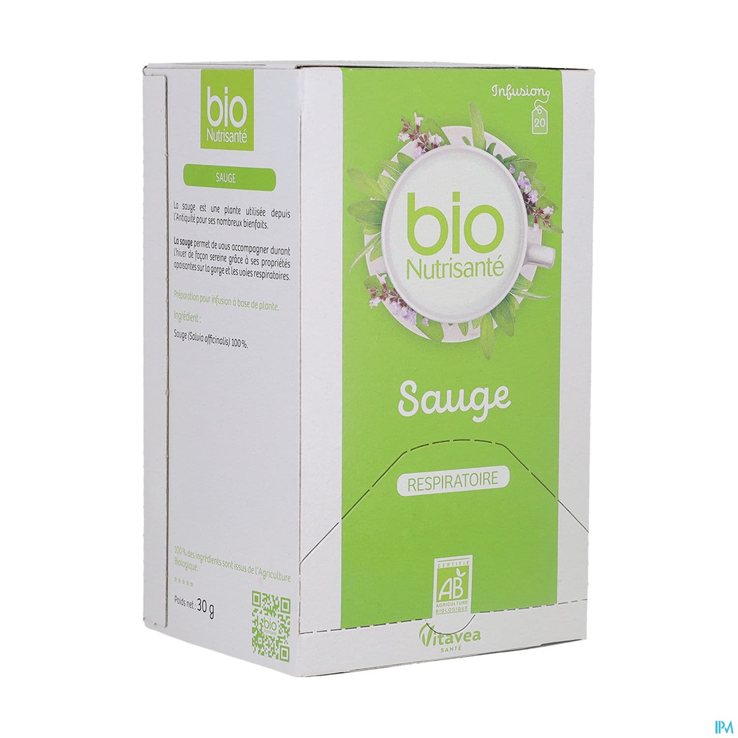 Vitavea Bionutrisante Infusion Sauge Sachet 20 — Pharmacie de Venoix