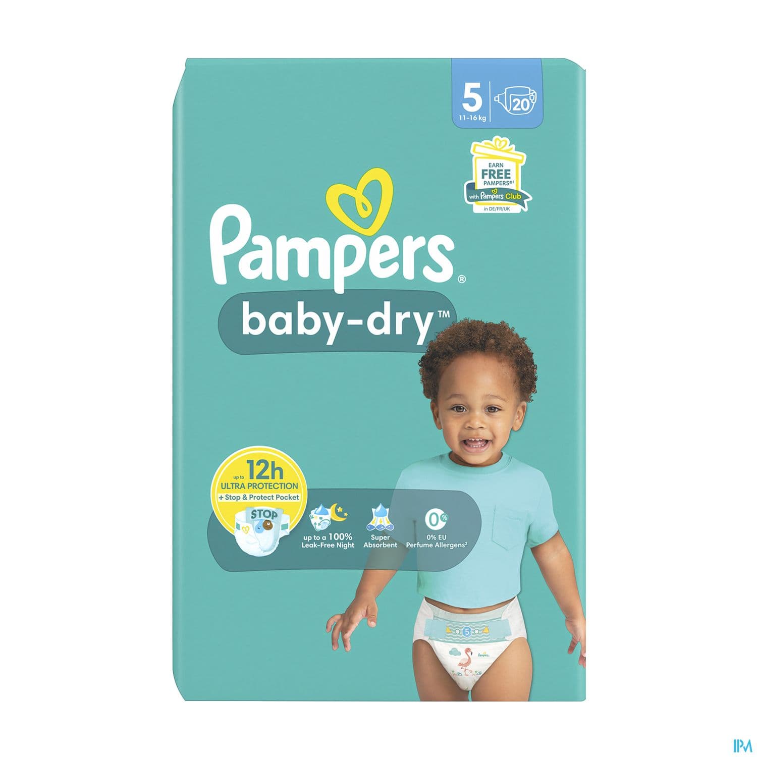 PAMPERS BABY DRY JUNIOR CHANGE COMPLET 11/16KG 20 — Pharmacie porte de la villette