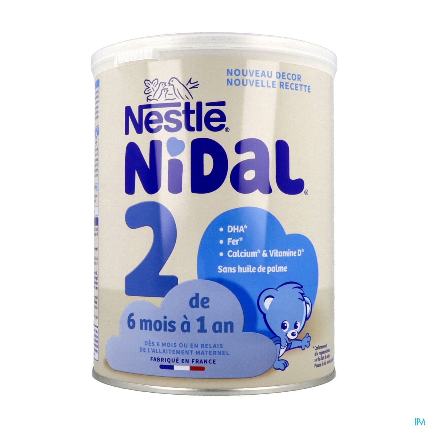 NIDAL-2 DES 6 MOIS LAIT PDR 800G — Pharmacie porte de la villette