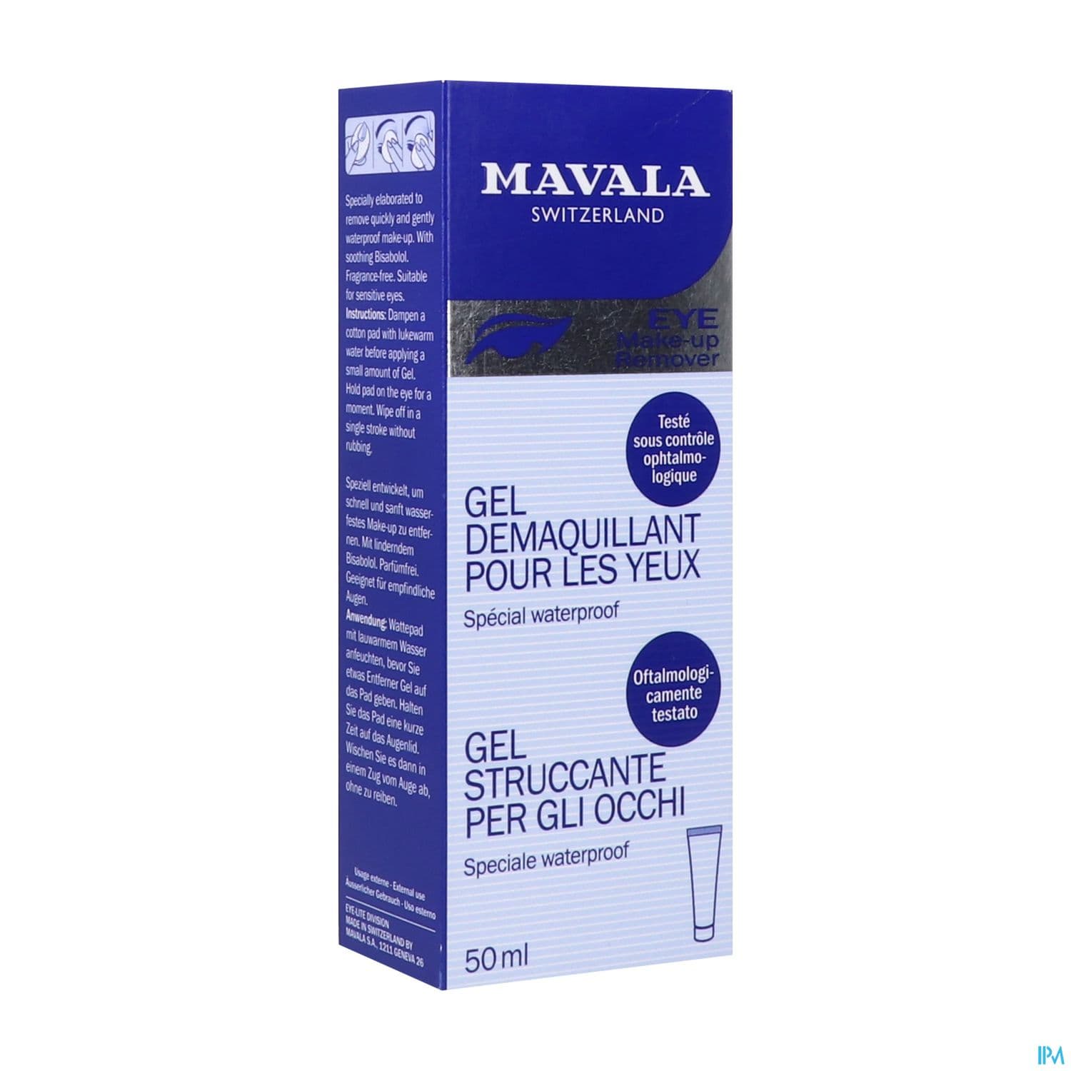 Mavala Gel Demaquillant Yeux Waterproof 50ml — Pharmacie Principale des Grésillons