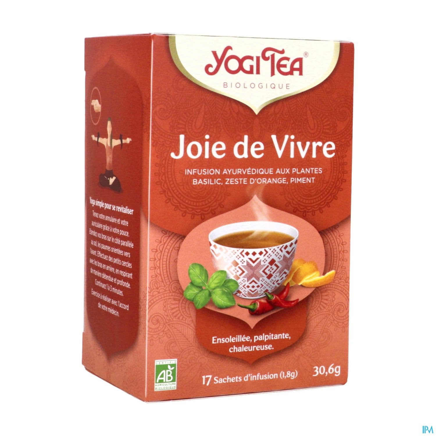Yogi Tea Joie De Vivre Bio Infusette 2g 17 — Pharmacie de la Gare Dijon
