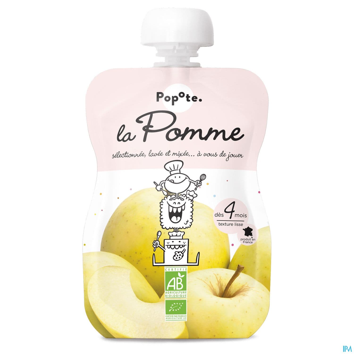 POPOTE COMPOTE POMME LISSE 120G — Pharmacie Boulogne Print