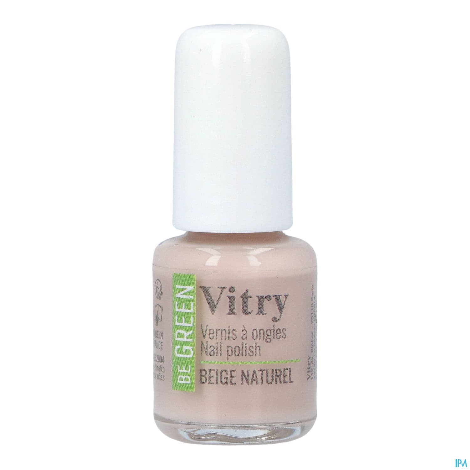 Vitry Be Green Vernis Ongles Beige Naturel 6ml — Pharmacie Marie Stuart