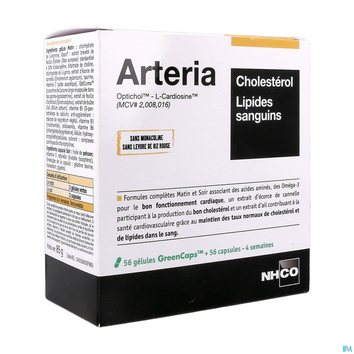 Nhco Arteria Cholesterol Lipide Gelule 56 + Capsule 56