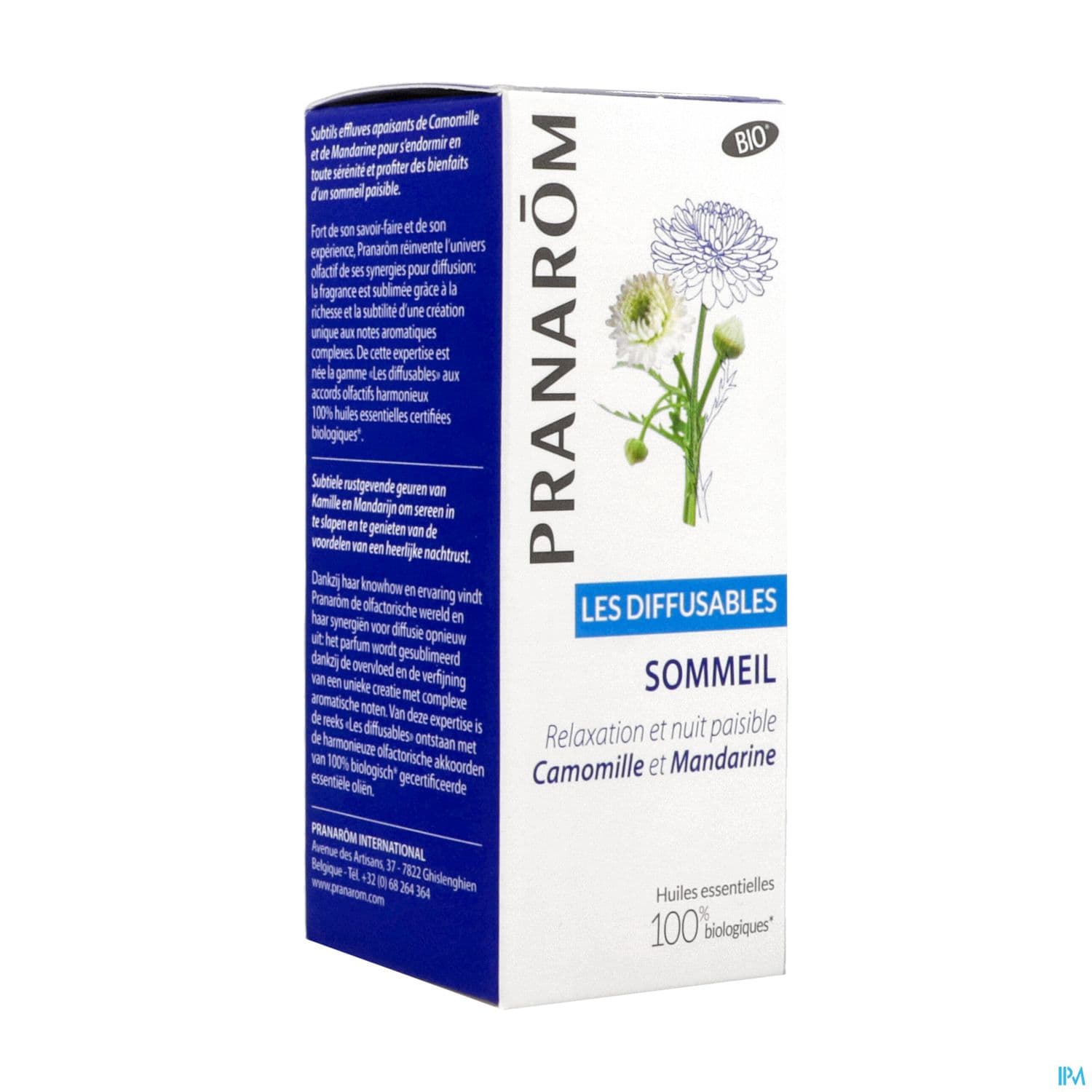 Pranarom Les Diffusables Sommeil Bio 30ml — Pharmacie Saint-Ferdinand