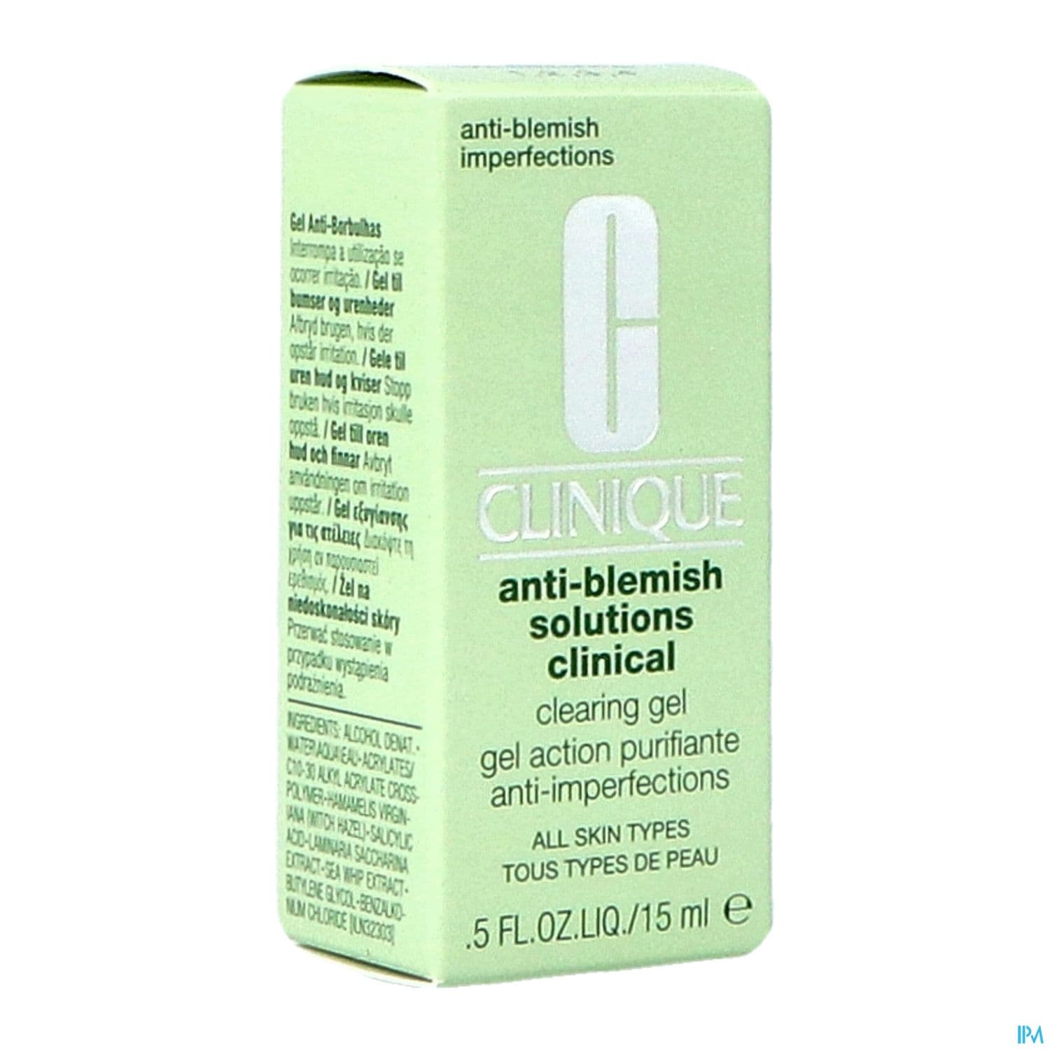 Clinique Gel Action Purifiante 15ml — Pharmacie Pharmavance Paris 10