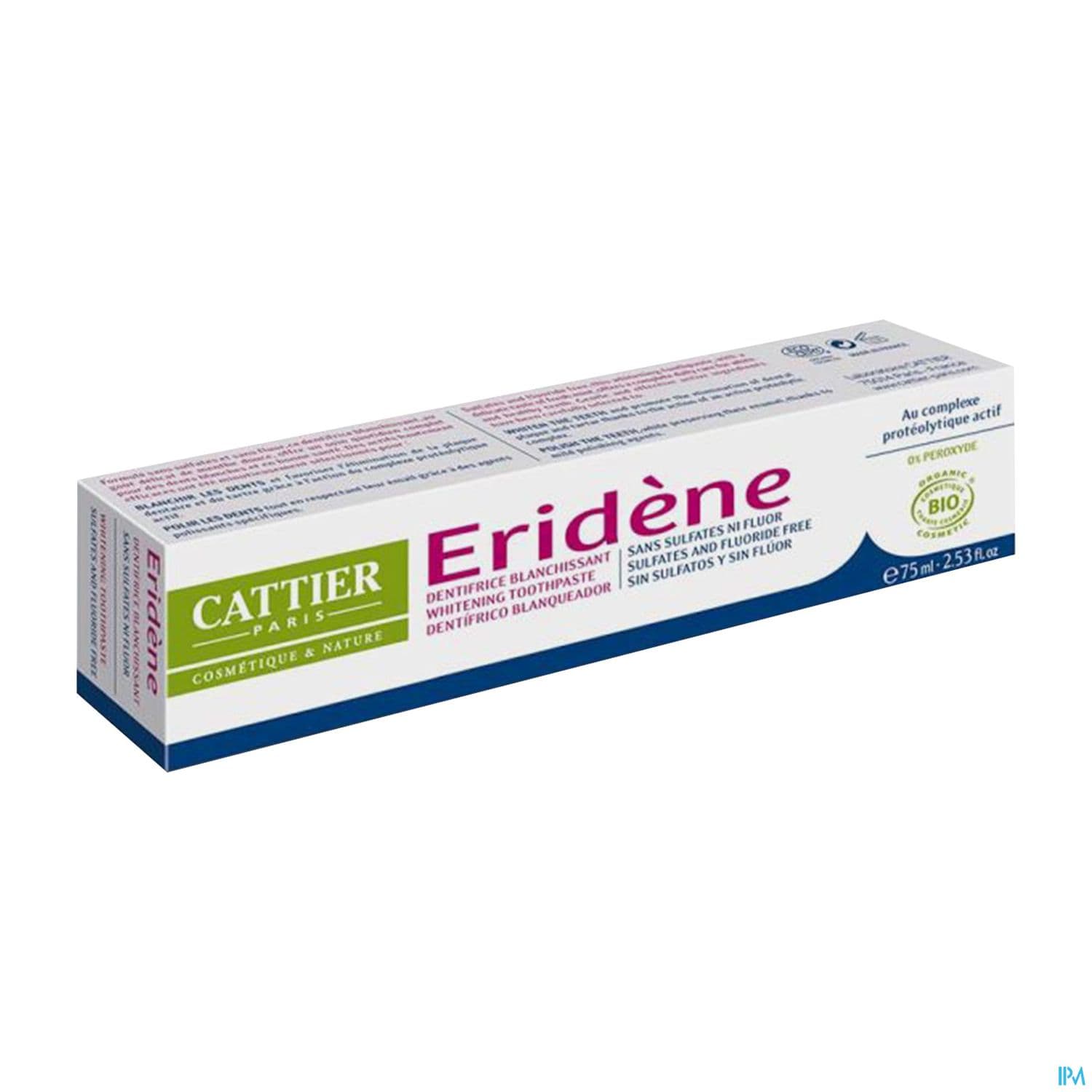 ERIDENE DENT S/SULFATE S/FLUOR75ML — Pharmacie du Grand Vitrolles