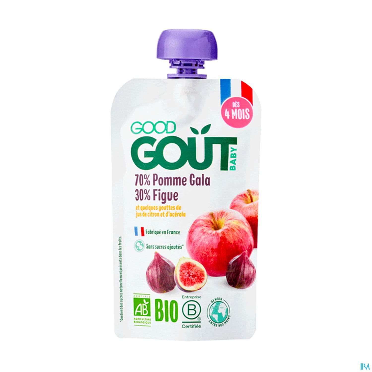 GOODGOUT POMME FIGUE 120G — Pharmacie de la Gare