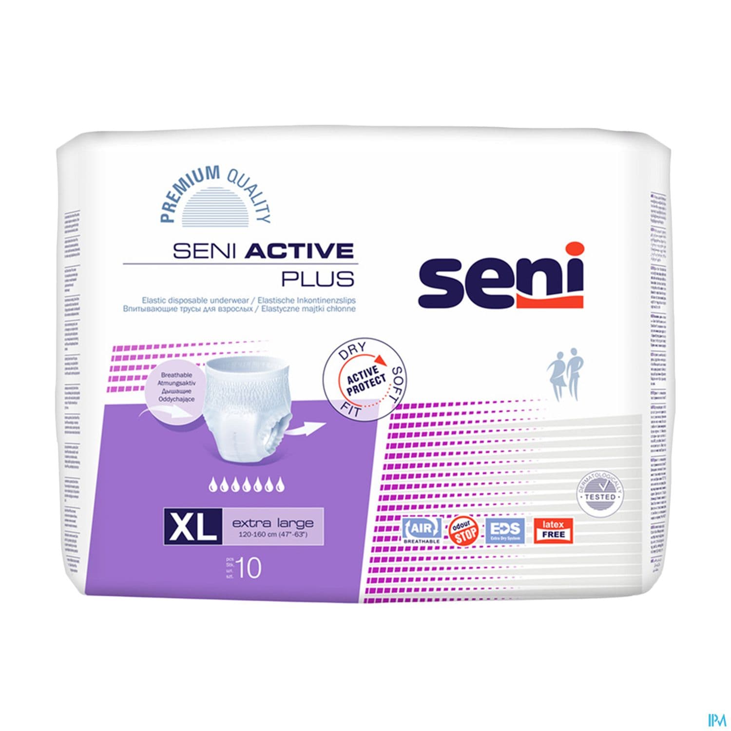 SL//INC SENI ACTIVE PLUS XLARGE 10 — Pharmacie SO OUEST