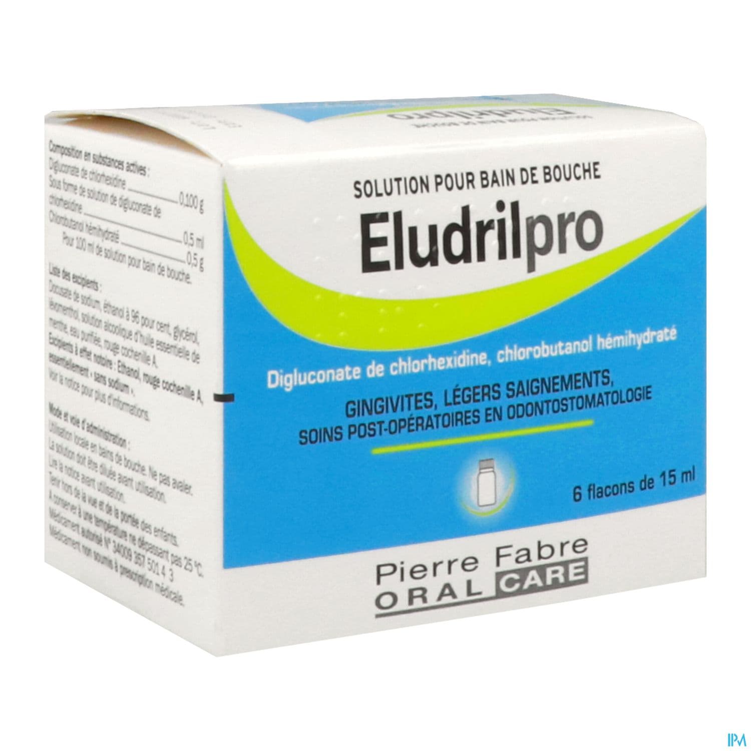 Eludril Pro Solution Pour Bain De Bouche 15ml