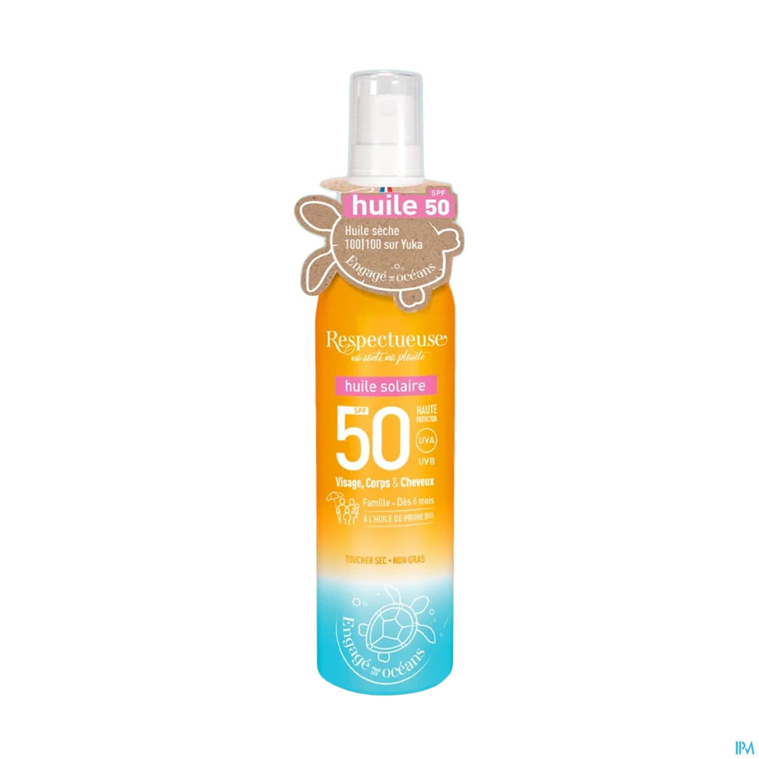 RESPECTUEUSE HLE SOL SPF50 100ML — Pharmacie du Grand Vitrolles