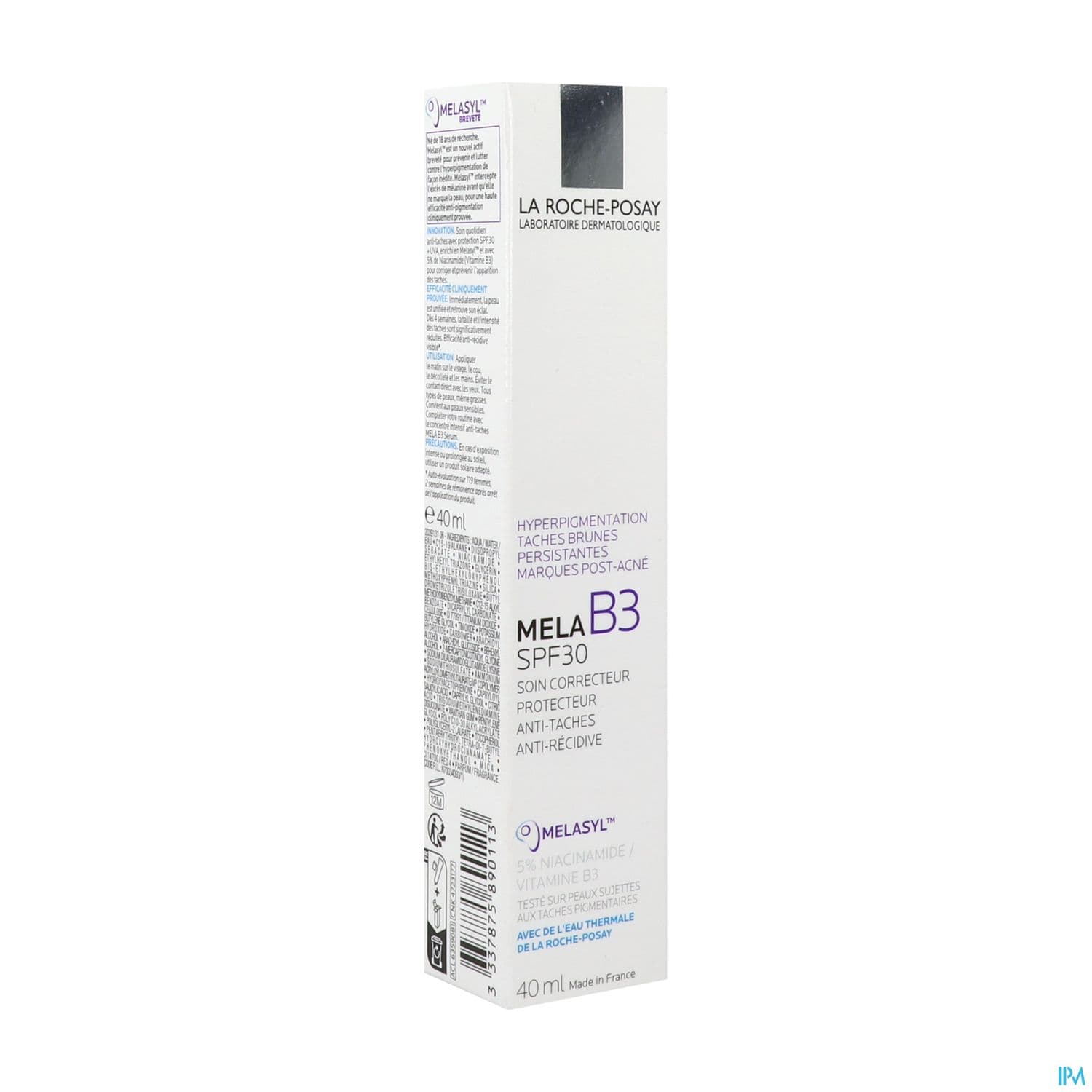 MELA B3 SOIN SPF30 40ML — Pharmacie Centrale de la villette 93 - 24/24 (Pharmacie de garde)