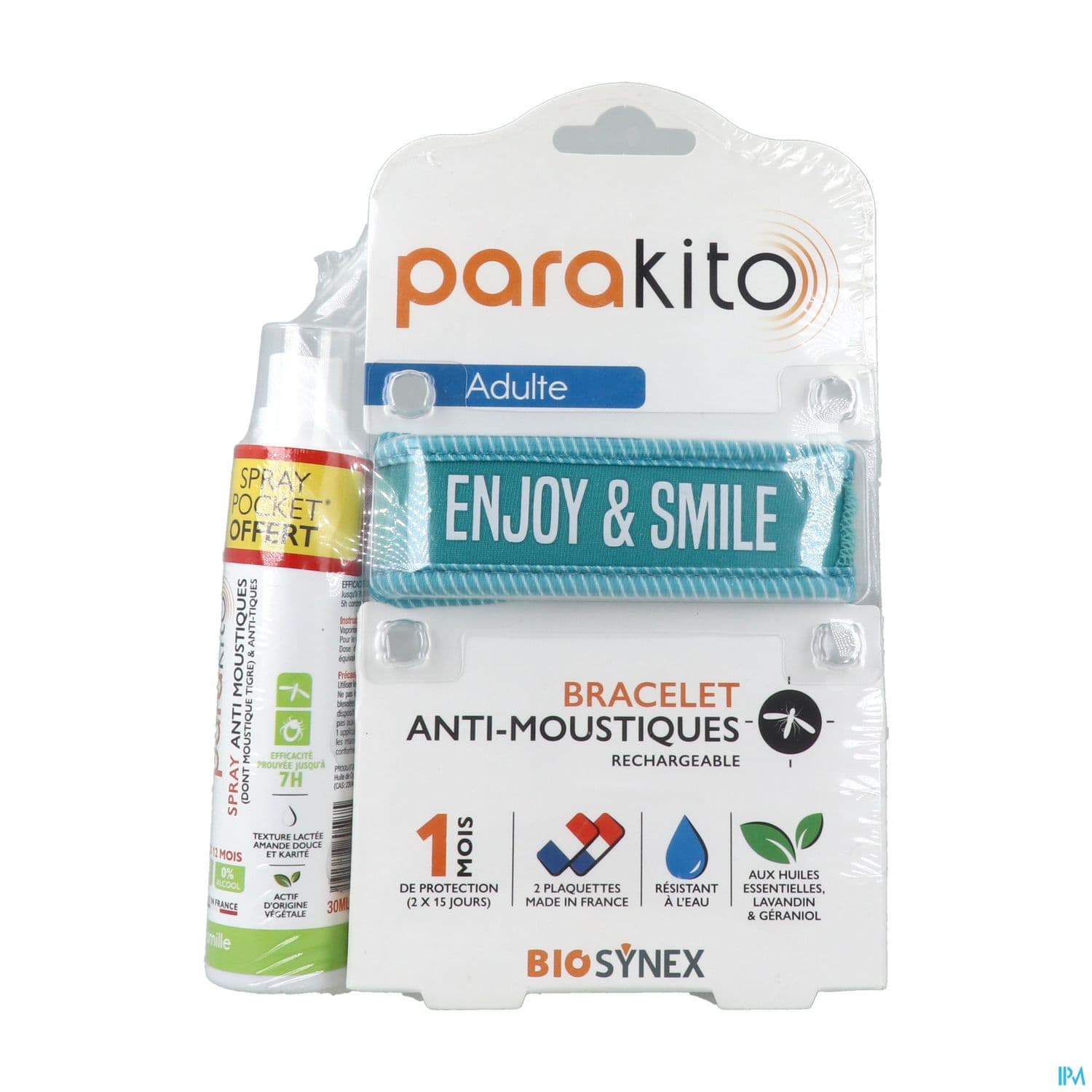 BRACEL PARAKITO AD VIBES BLEU+SPR