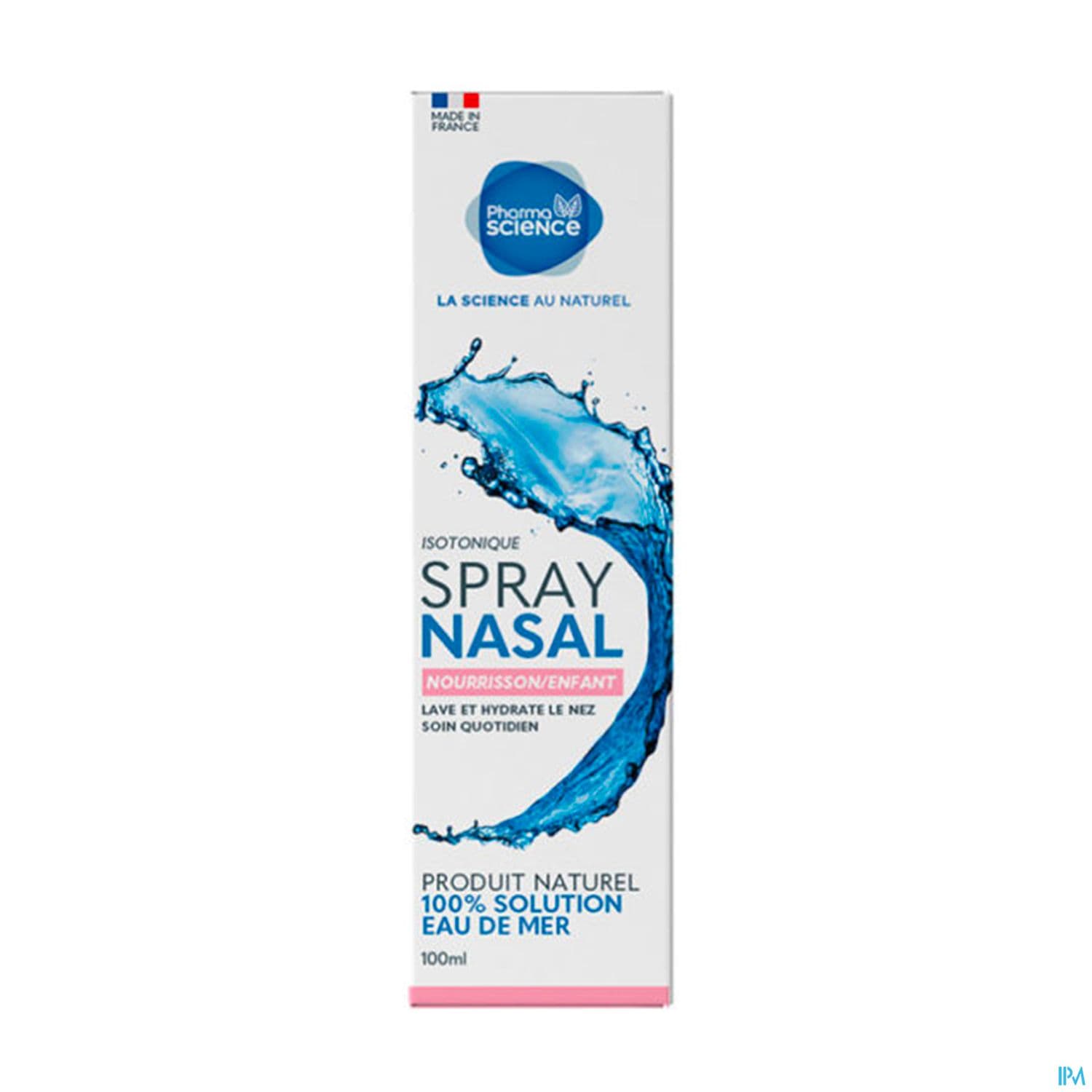 Pharmascience Spray Nasal Isotonique Nourrisson Enfant 100ml — Pharmacie Cannes Riviera