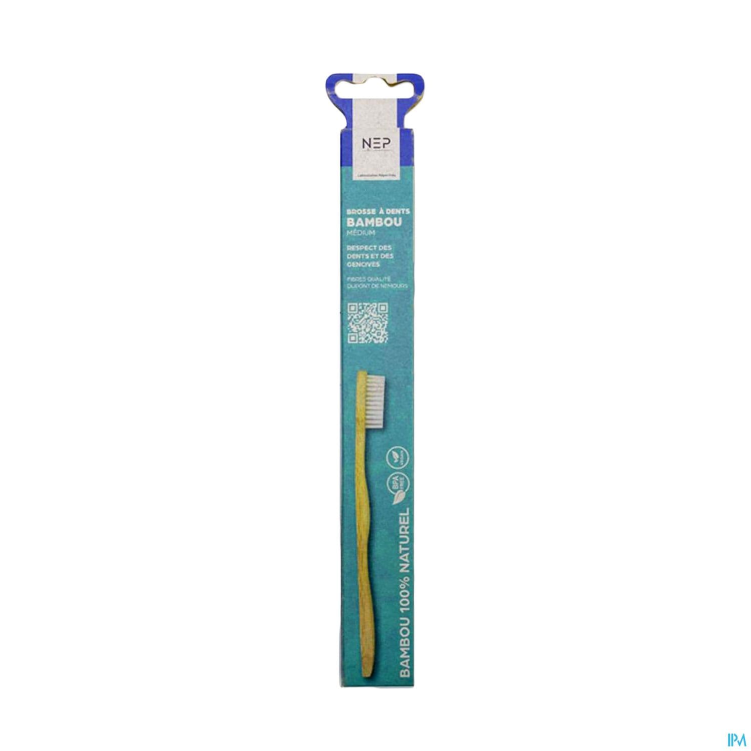 Nep Brosse A Dents Bambou Adulte Medium — Pharmacie Bellevue Aix-en-Provence