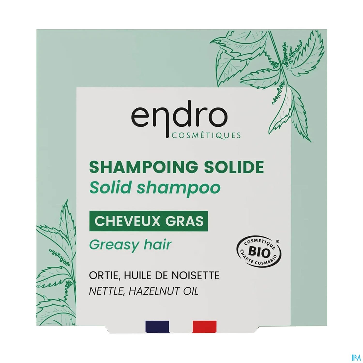 Endro Cosmetiques Shampooing Solide Bio Cheveux Gras 85ml — Pharmacie Lafayette des Clairions