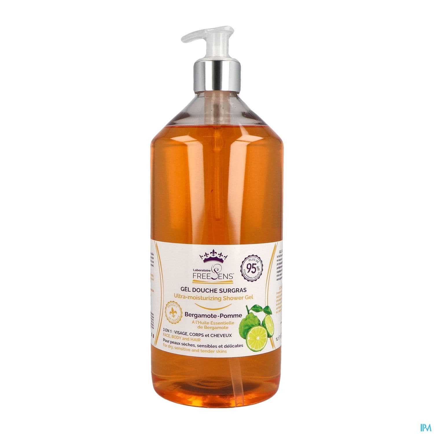 FREESENS GEL DCH SURG BERGAMOTE 1L — Pharmacie Pharmavance Gambetta