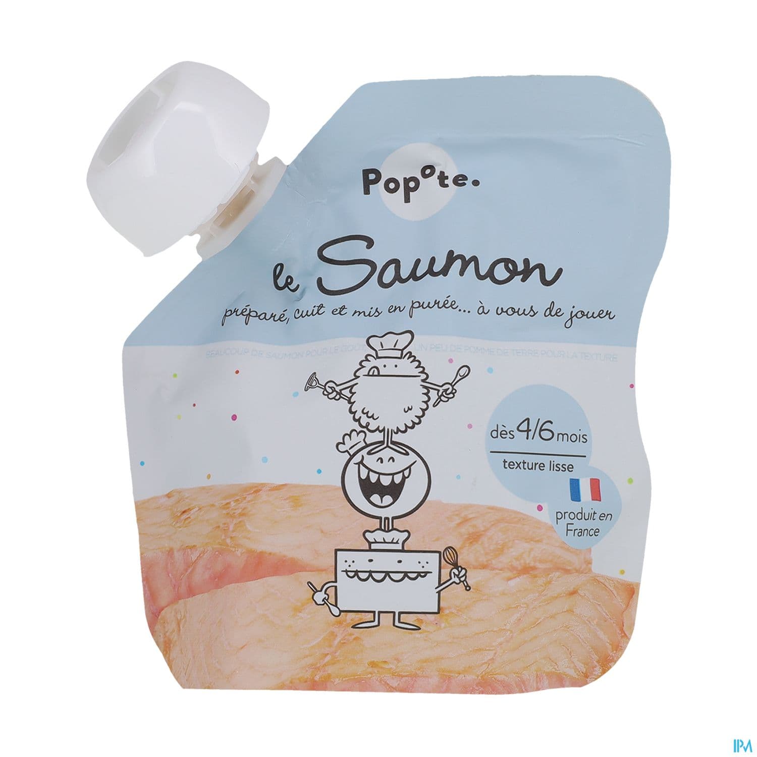 Popote Gourde Saumon 60g — Pharmacie de la Mairie Montataire