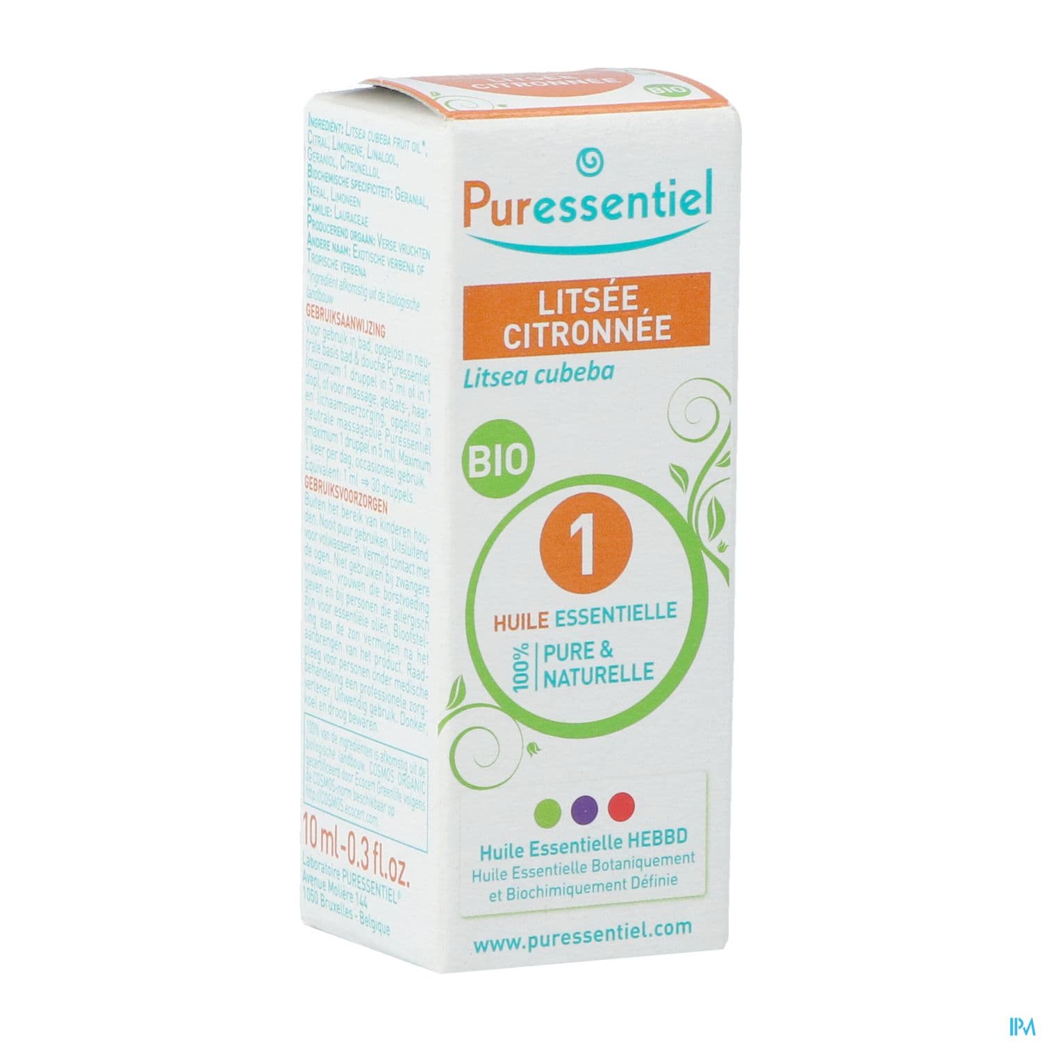 Puressentiel Huile Essentielle Litsee Citronnee Bio 10ml