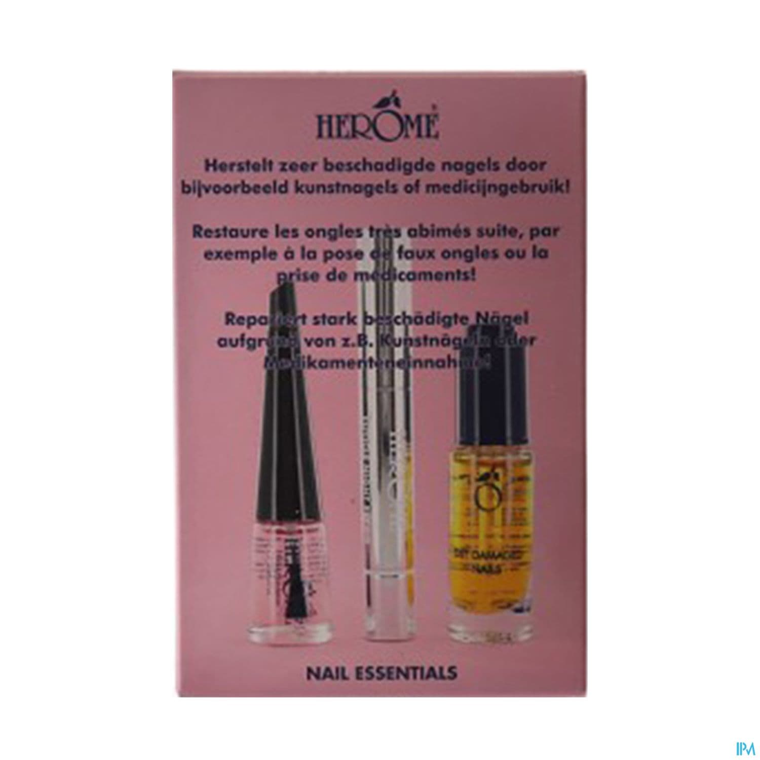 HEROME SET NAIL ESS ONGL SEC/STRIE — Pharmacie Cannes Riviera