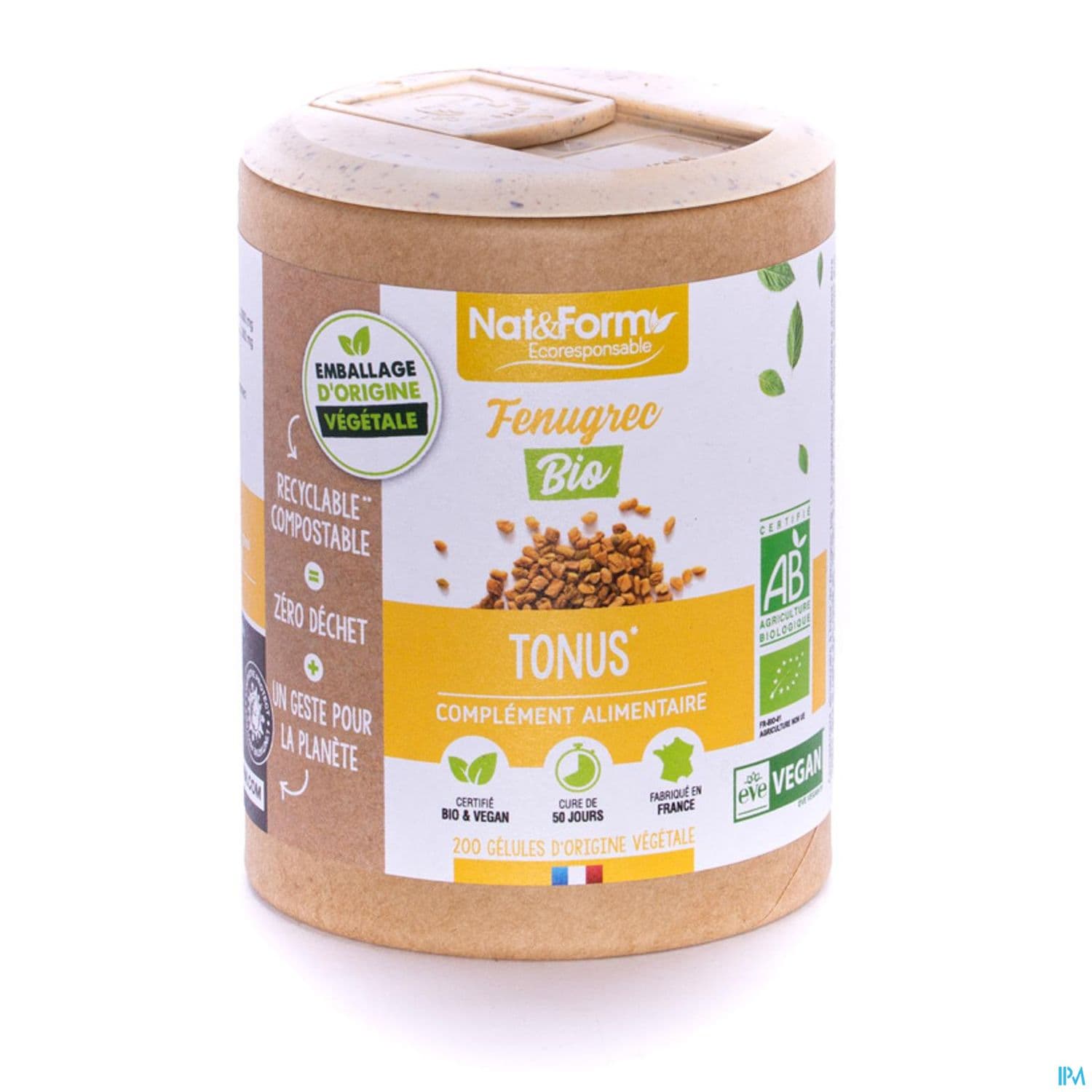 Nat Et Form Ecoresponsable Fenugrec Bio Gelule Vegetale 90 — Pharmacie Oceane