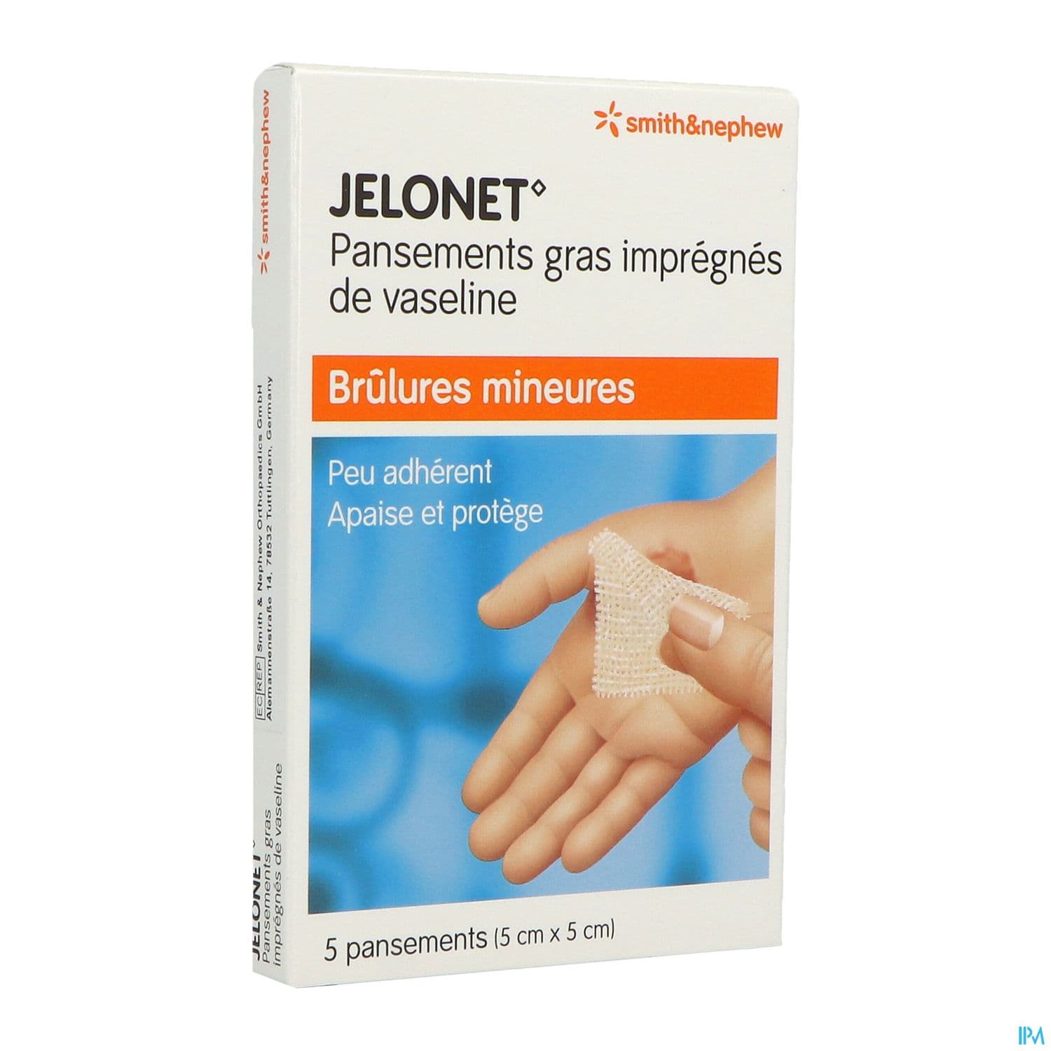 JELONET COMP GRAS ST 5X5CM 5