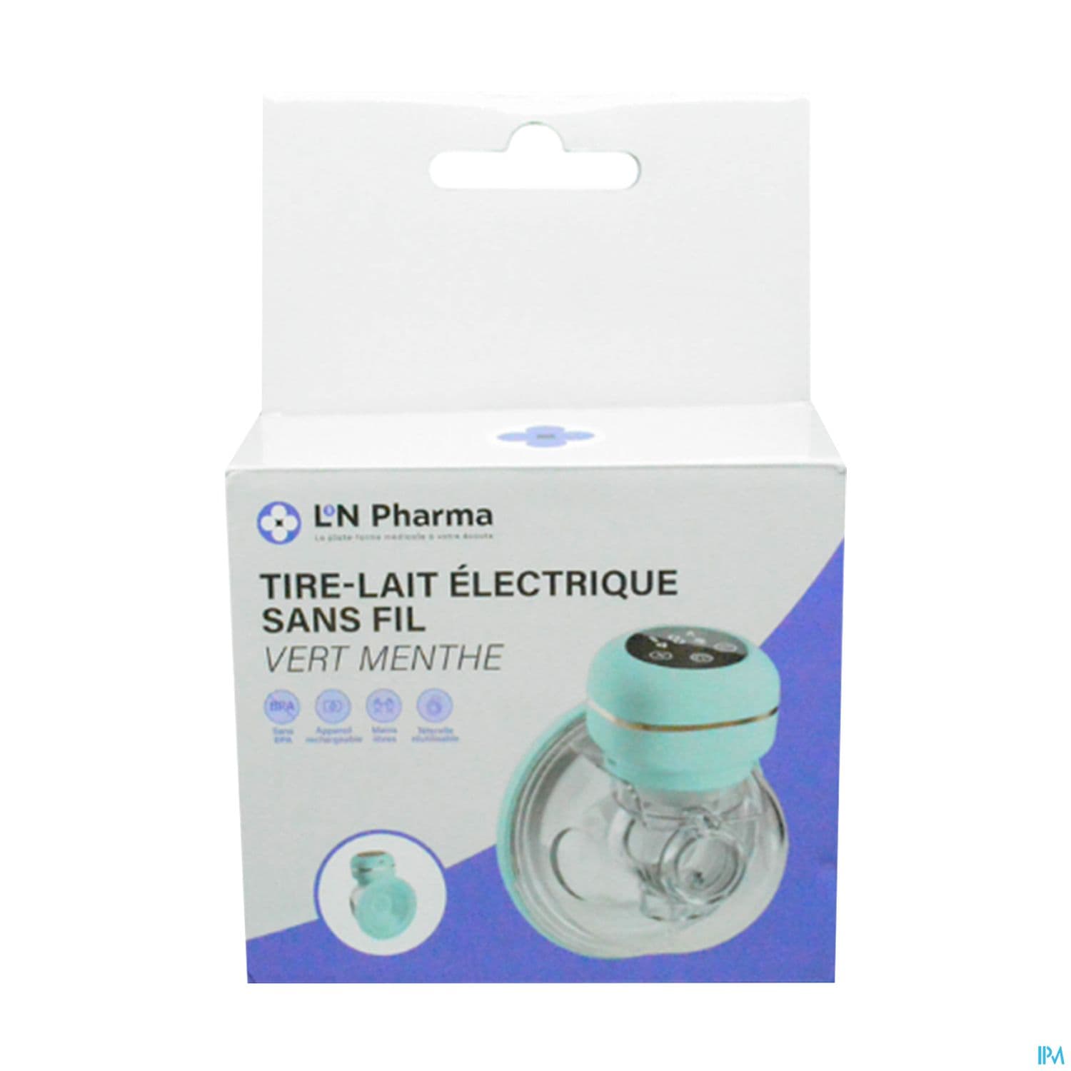 L2n Tire Lait Electrique Sans Fil Vert Menthe