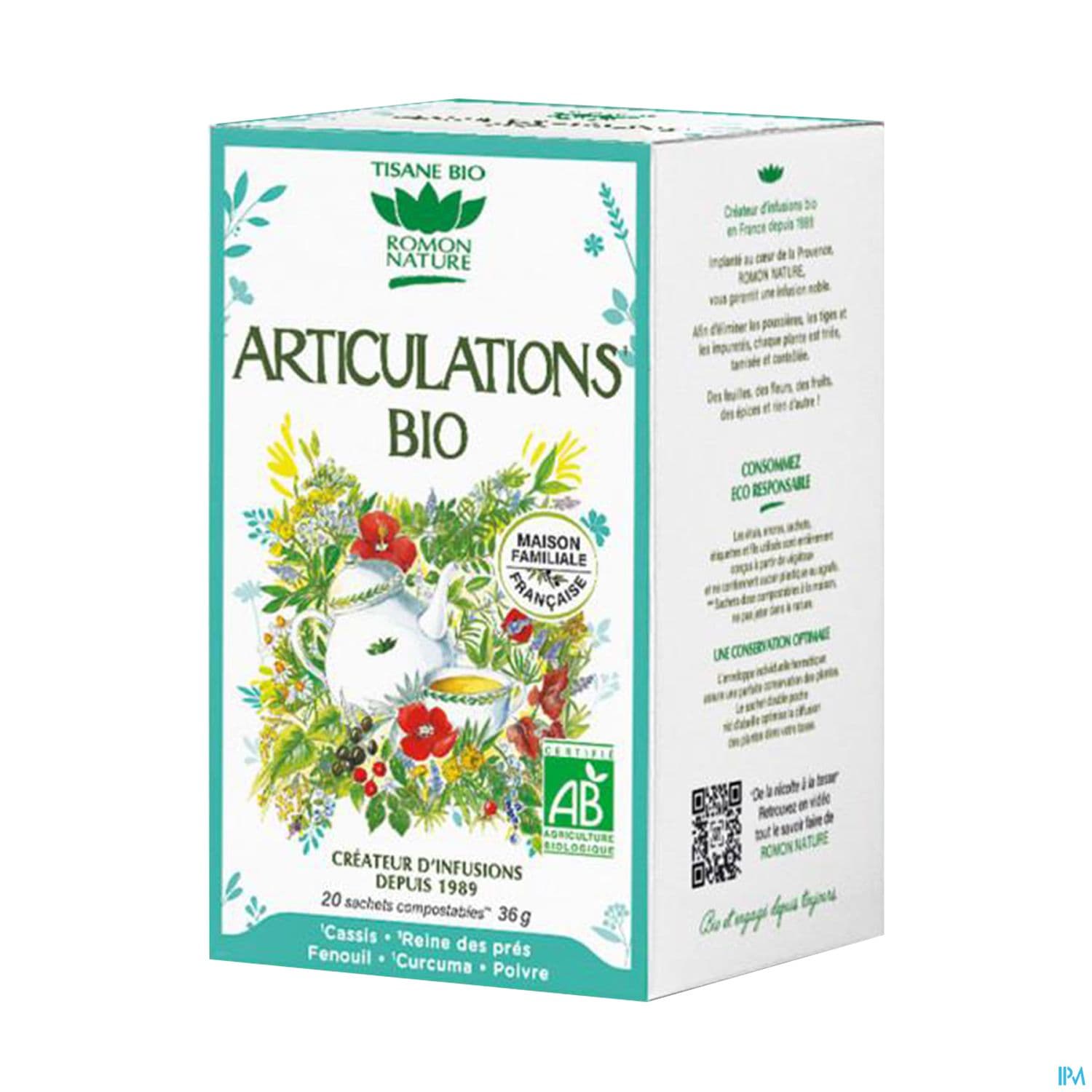 Romon Nature Complexes Articulations Bio Infusette 1g8 20 — Pharmacie SO OUEST