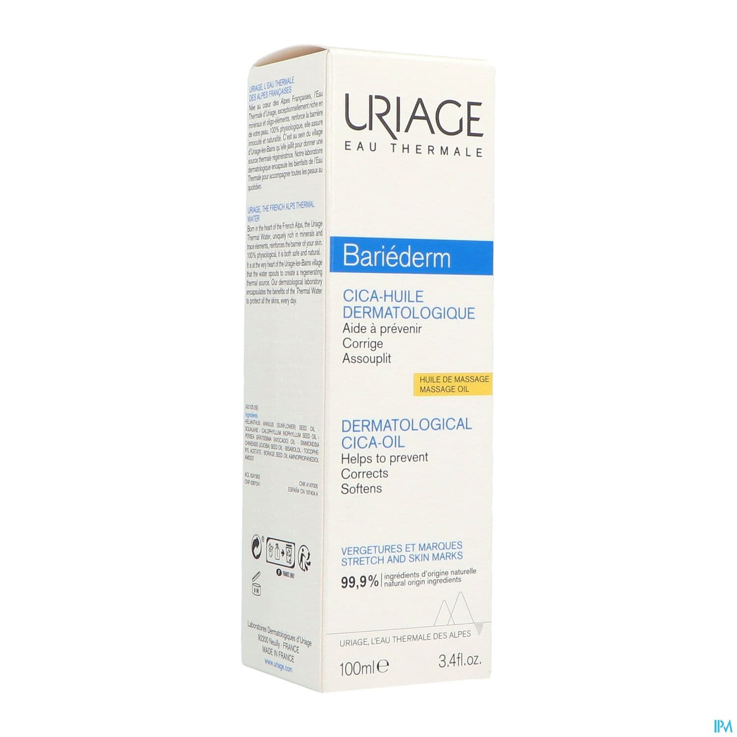 URIAGE BARIEDERM CICA HLE 100ML — Pharmacie porte de la villette