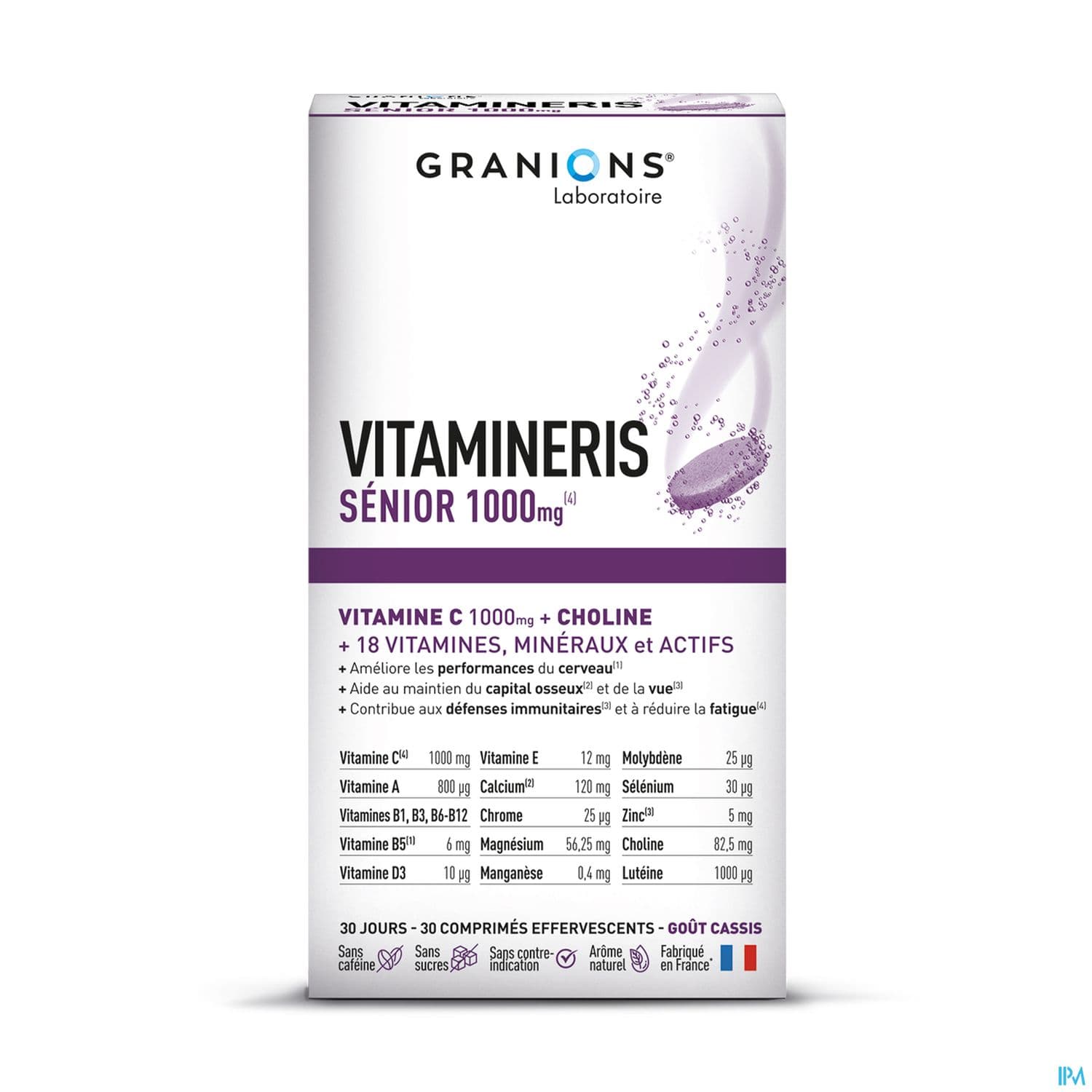 Granions Vitamineris Senior 1000mg Comprime Effervescents 30