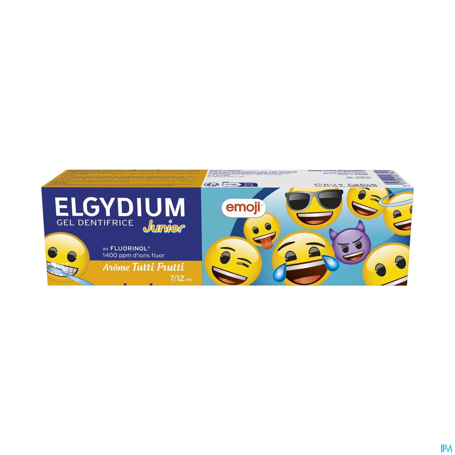 Elgydium Junior Gel Dentifrice Tutti Frutti Emoji 50ml — Pharmacie Pharmavance Metz